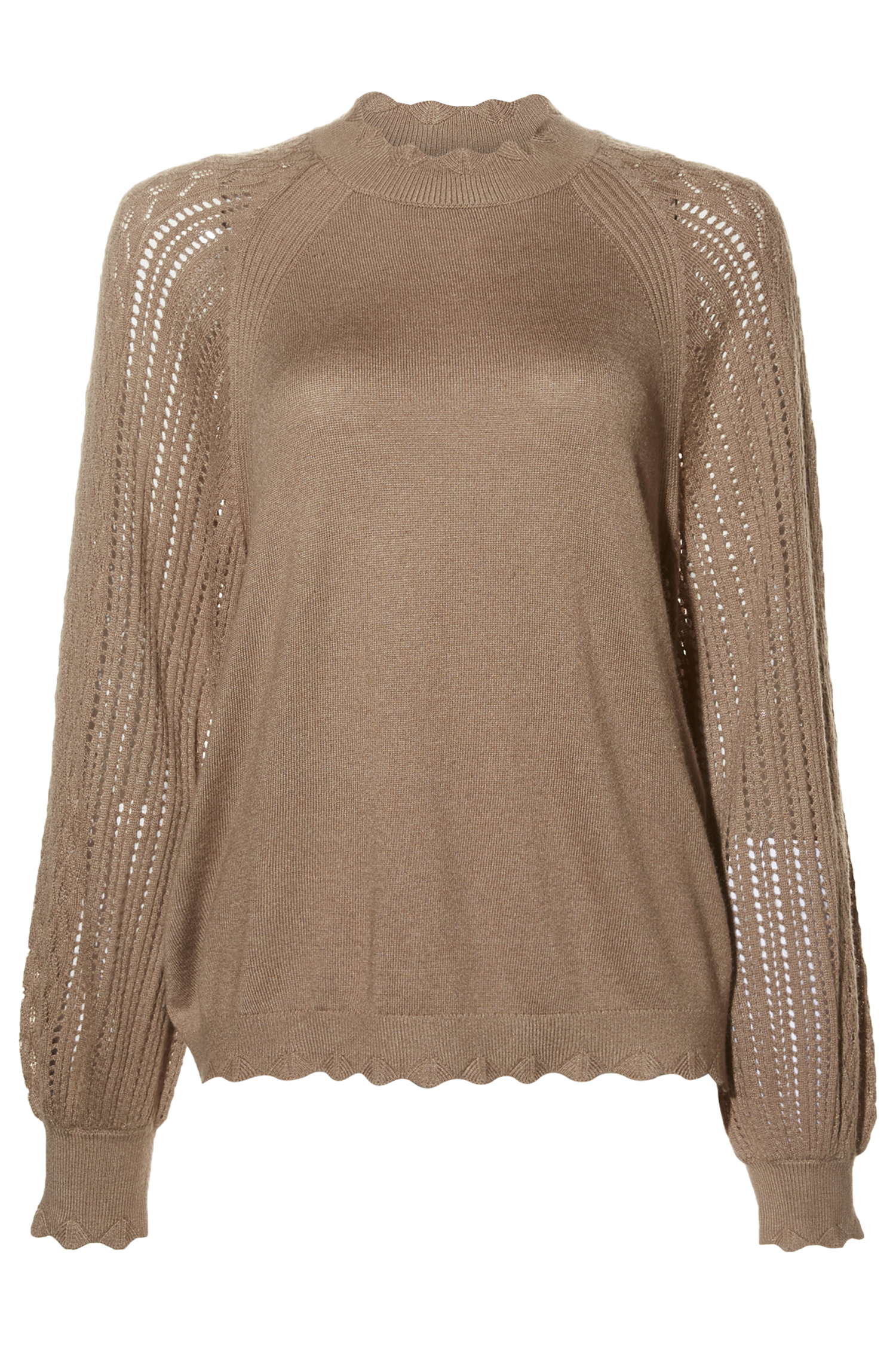 Democracy Pointelle Mix Sweater