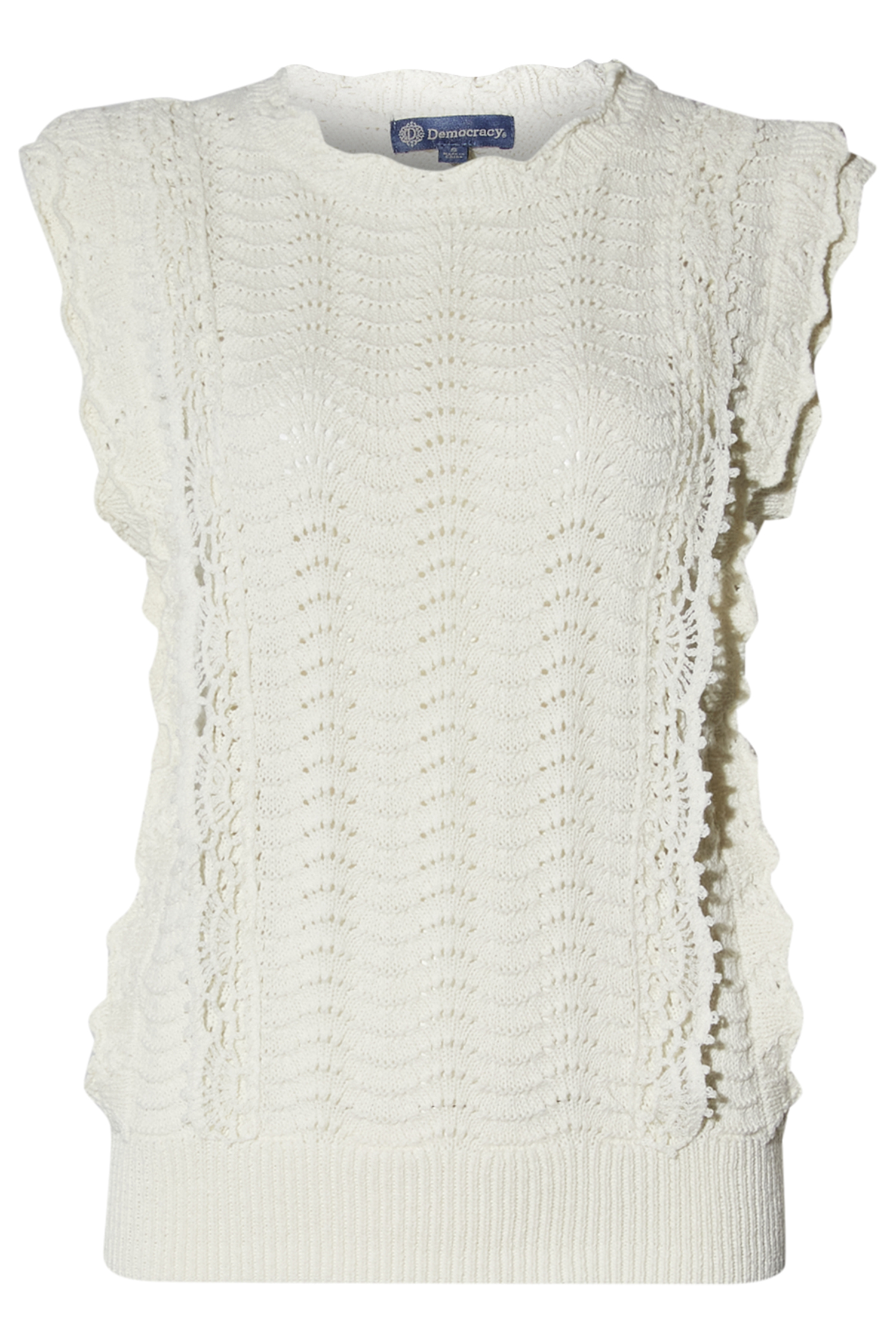 Democracy Crochet Sweater Vest