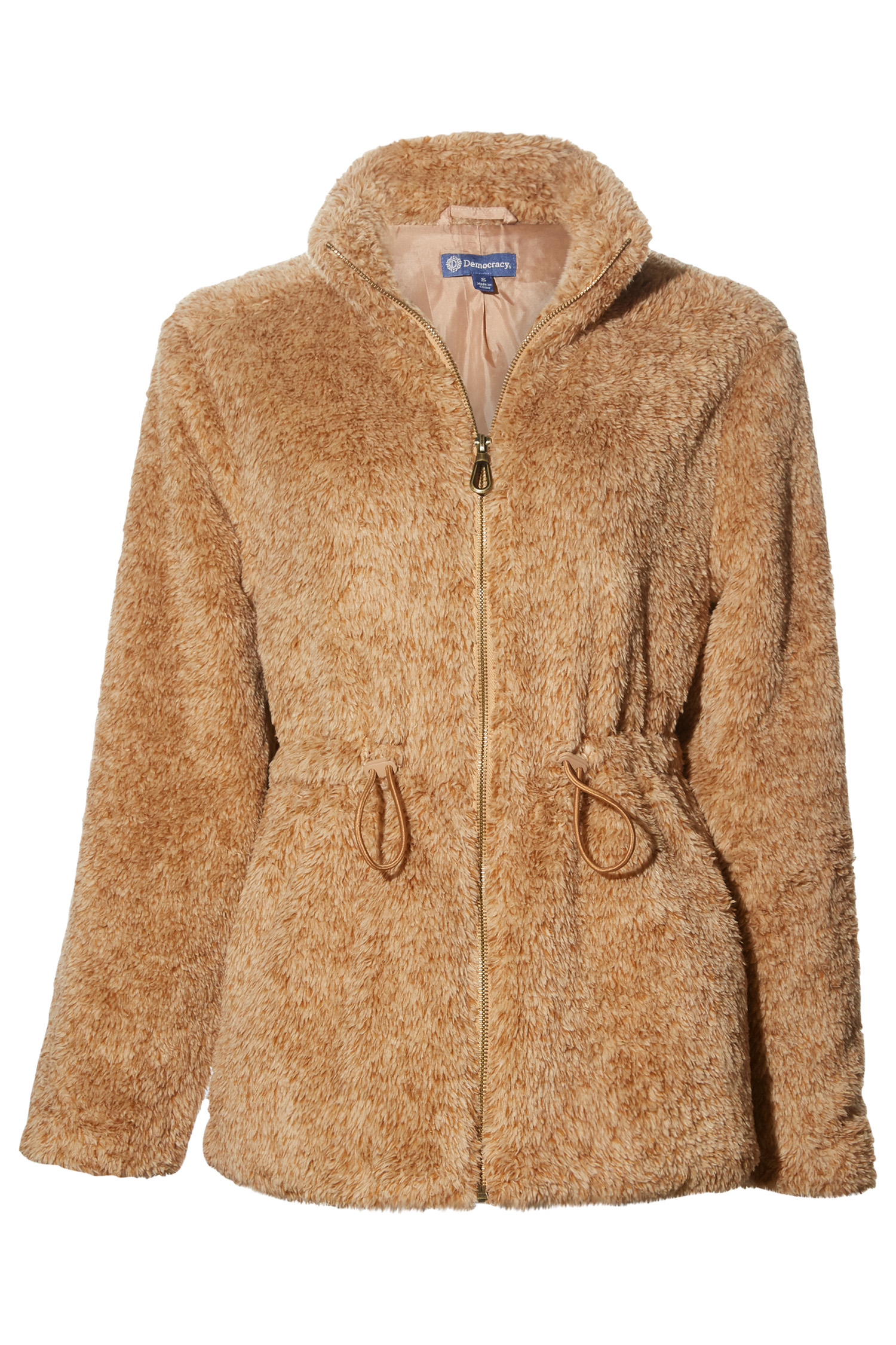 Democracy Zip Front Teddy Jacket