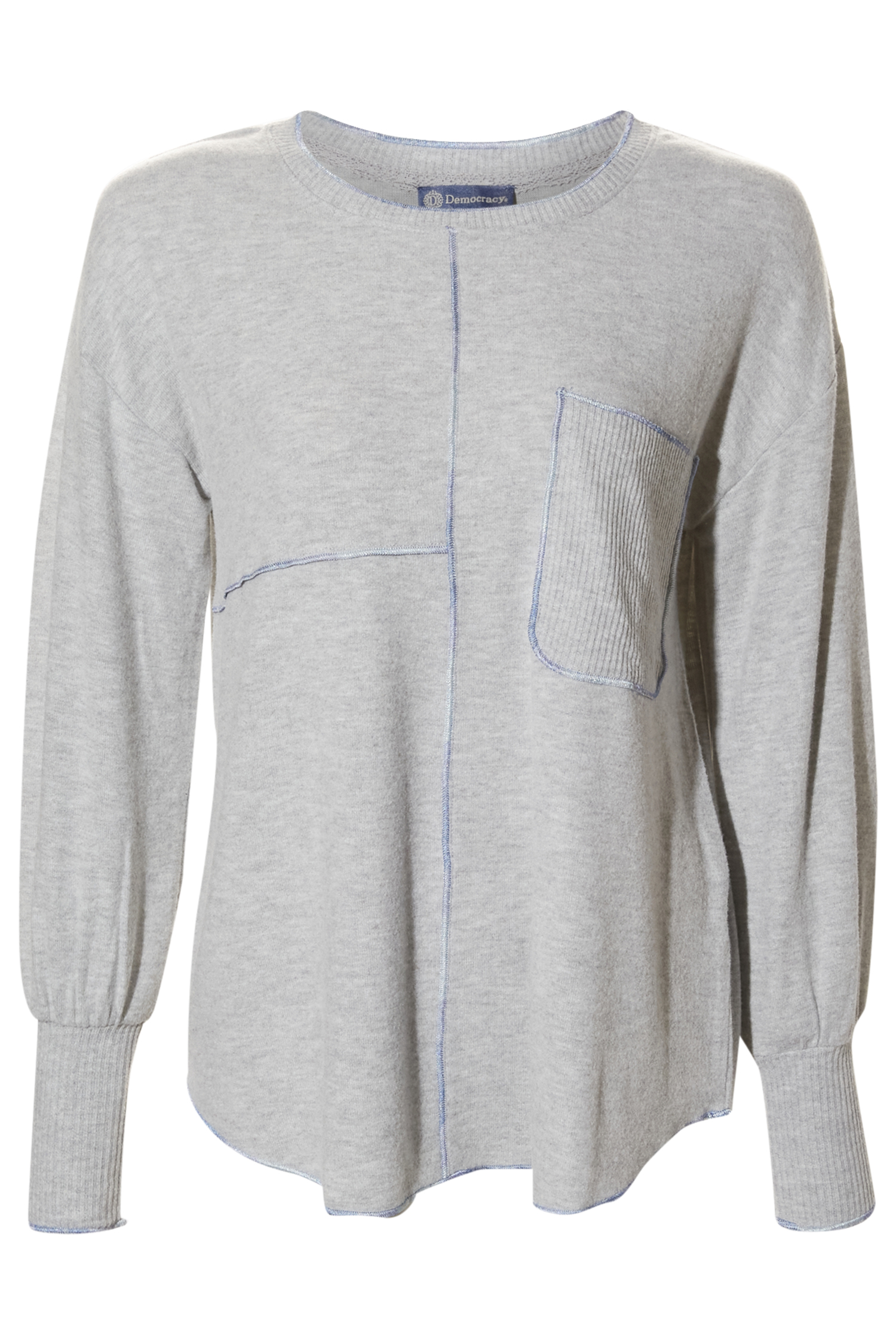 Democracy Colored Seam Top