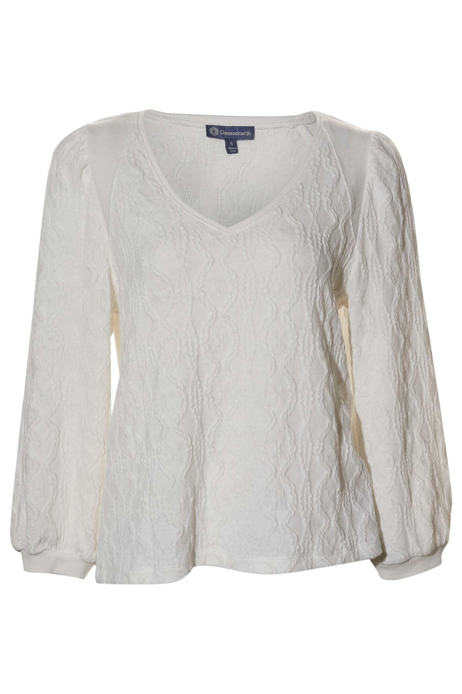 Democracy Textured Blouson Top