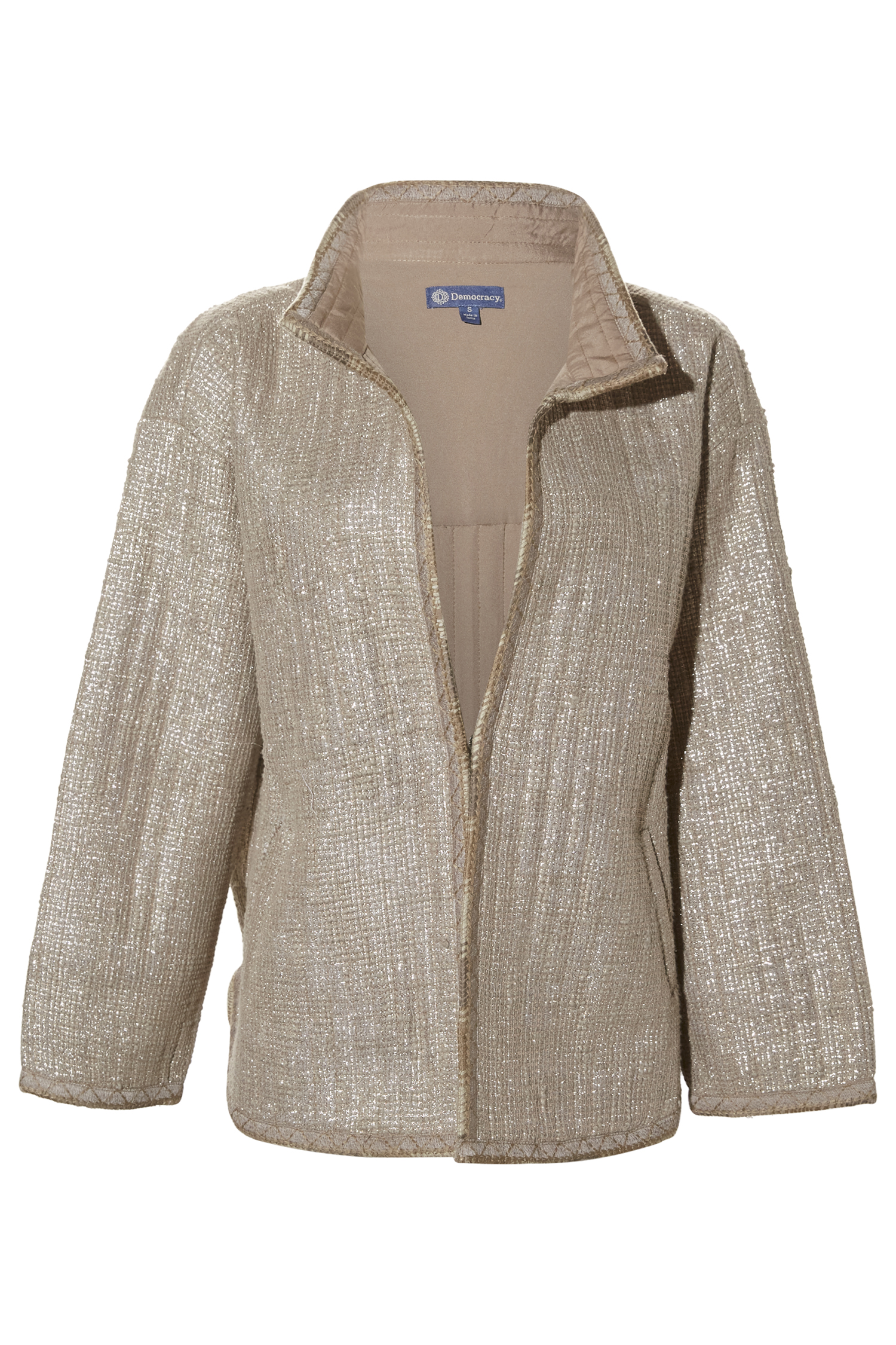 Democracy Long Sleeve Quilted Jacket
