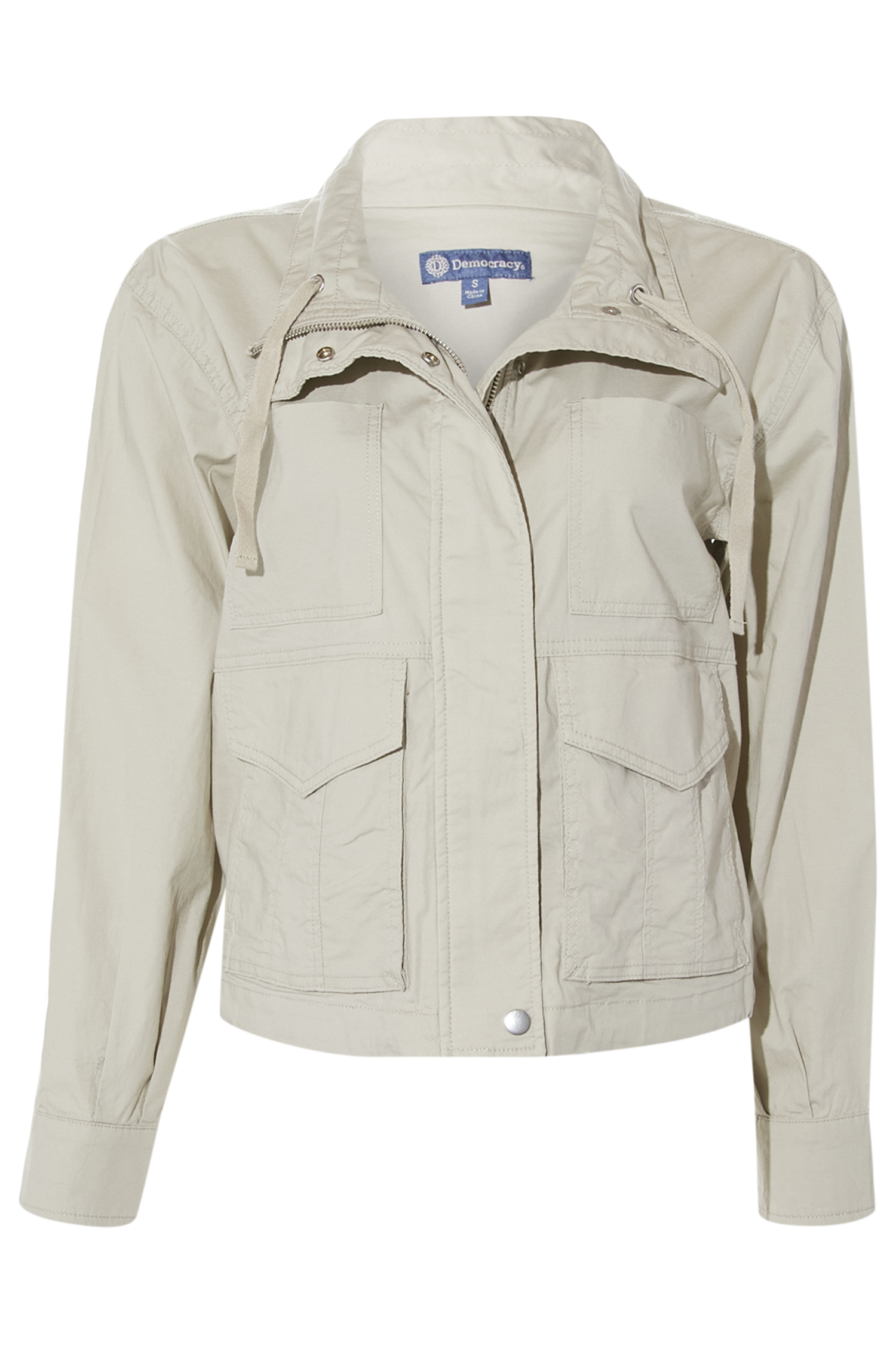 Democracy Cropped Utility Jacket