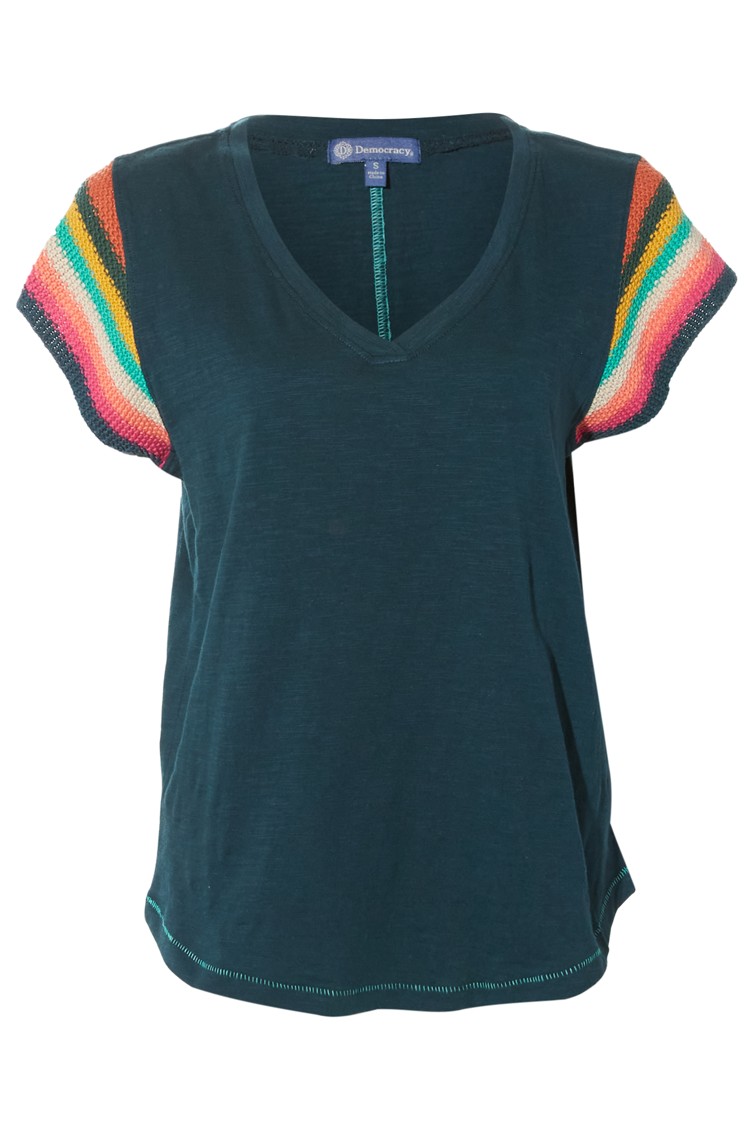 Democracy Crochet Cap Sleeve Top