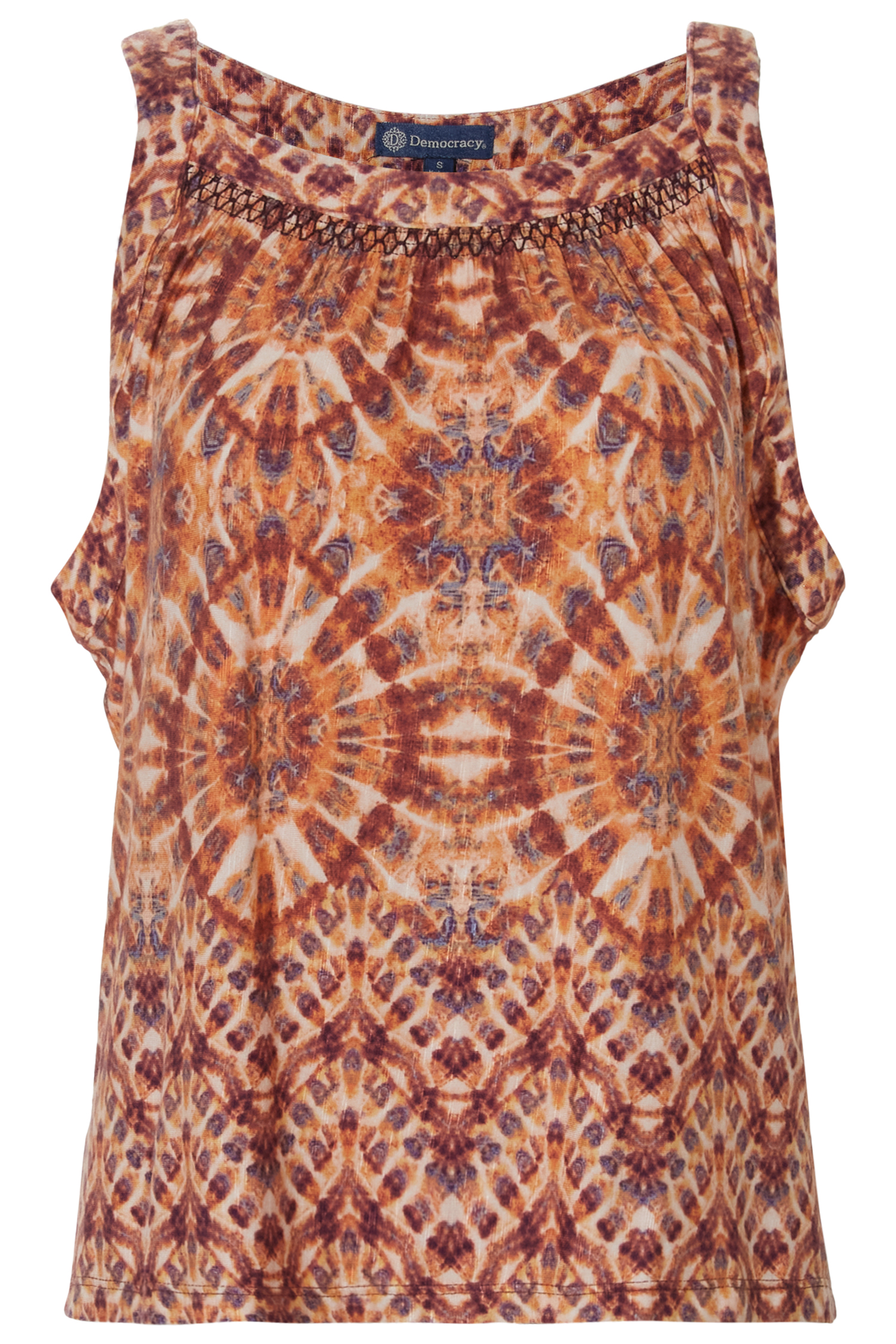 Democracy Scoop Neck Printed Tank