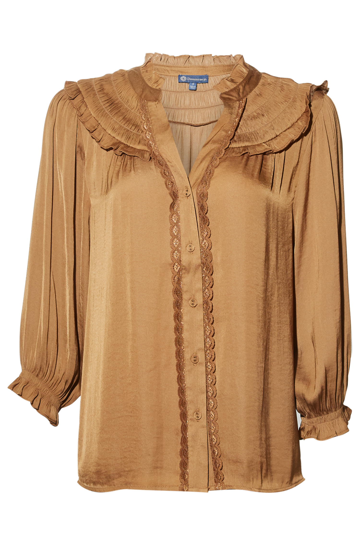 Democracy Ruffle Neck Top
