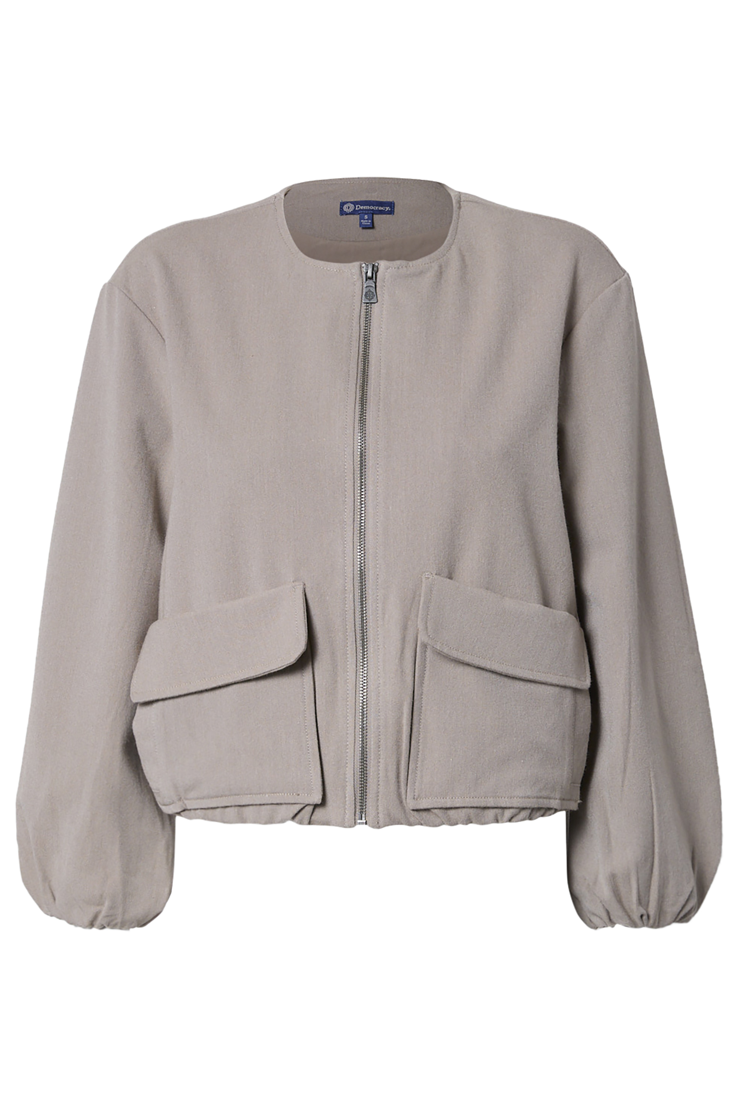 Democracy Long Sleeve Bomber Jacket