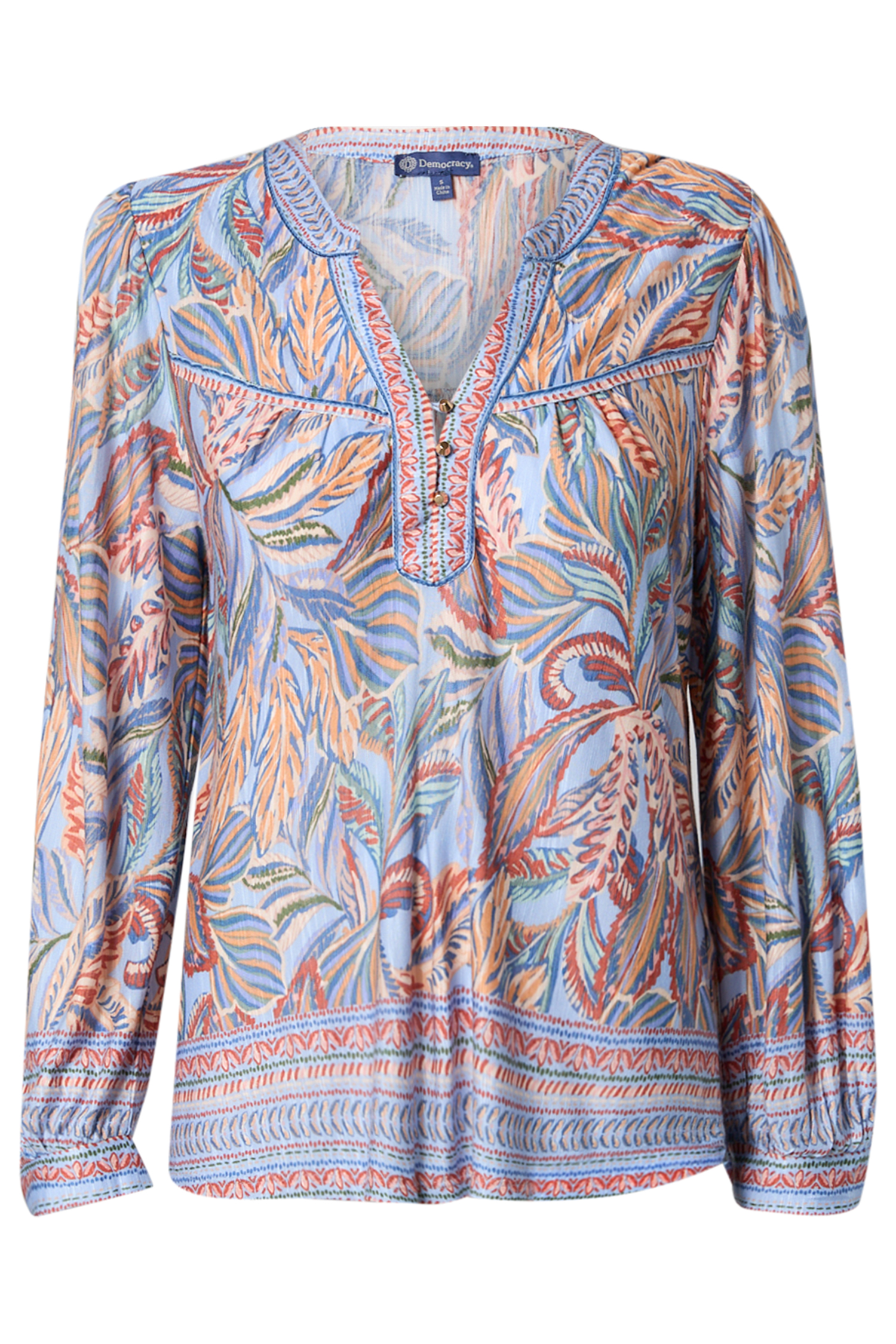 Democracy Printed Top