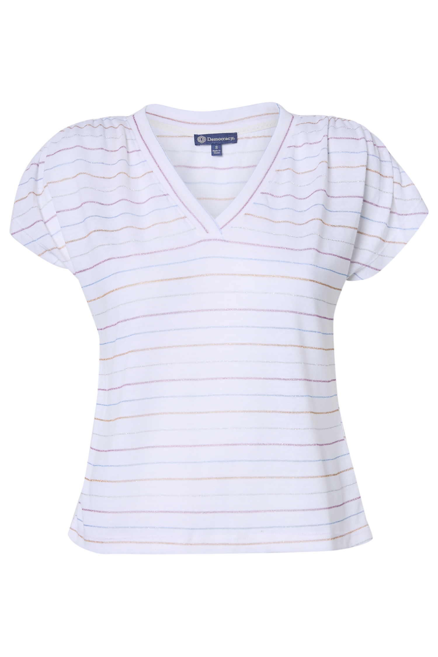 Democracy V-Neck Top