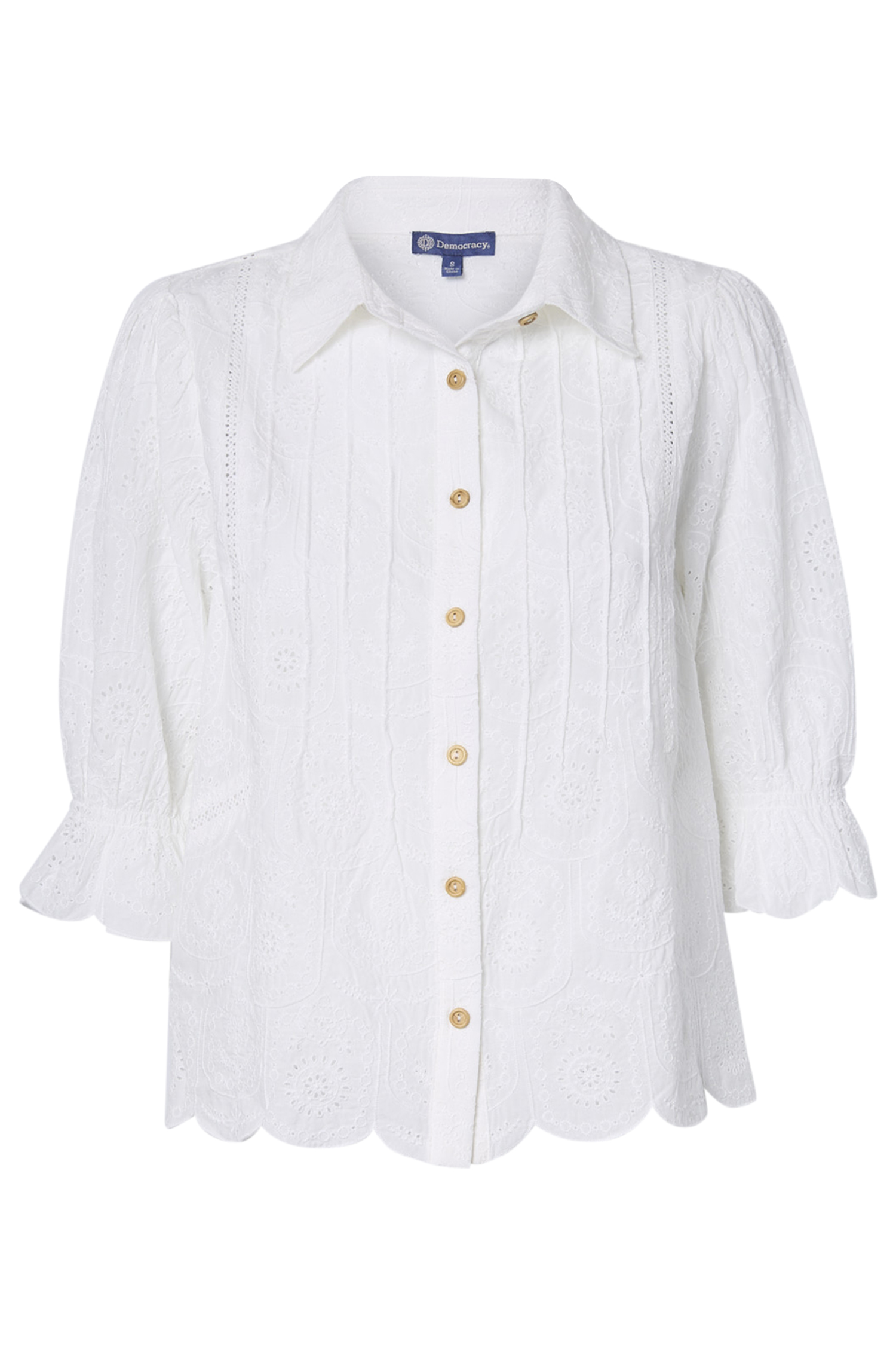 Democracy 3/4 Blouson Sleeve Top