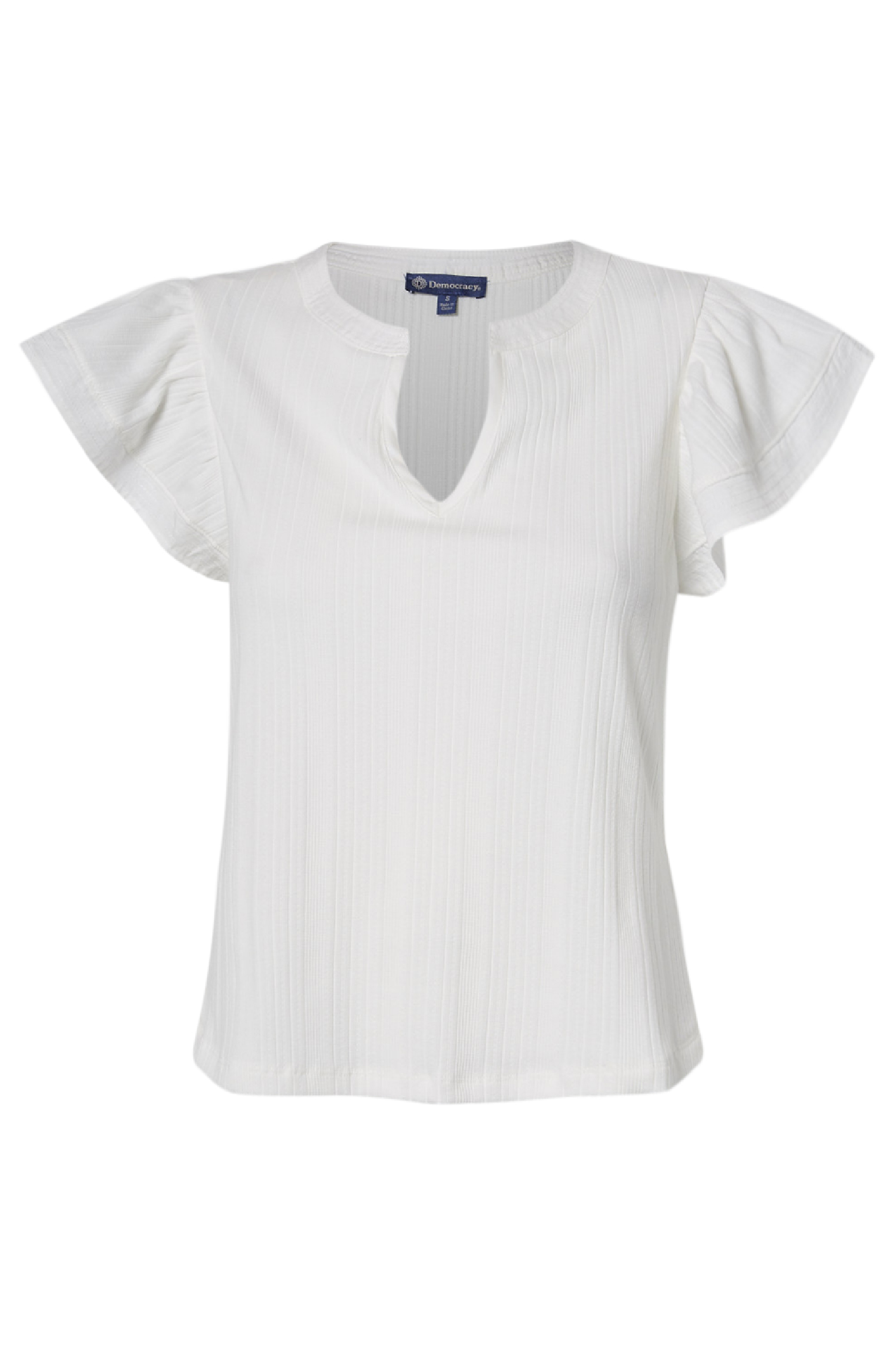 Democracy Split Neck Top