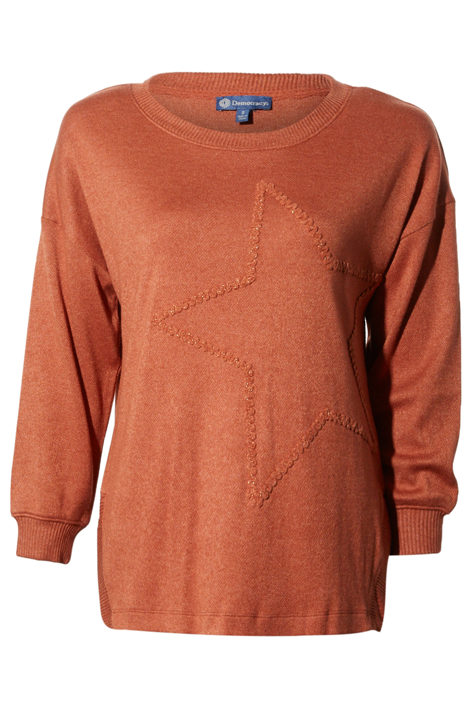 Democracy Star Embroidered Top