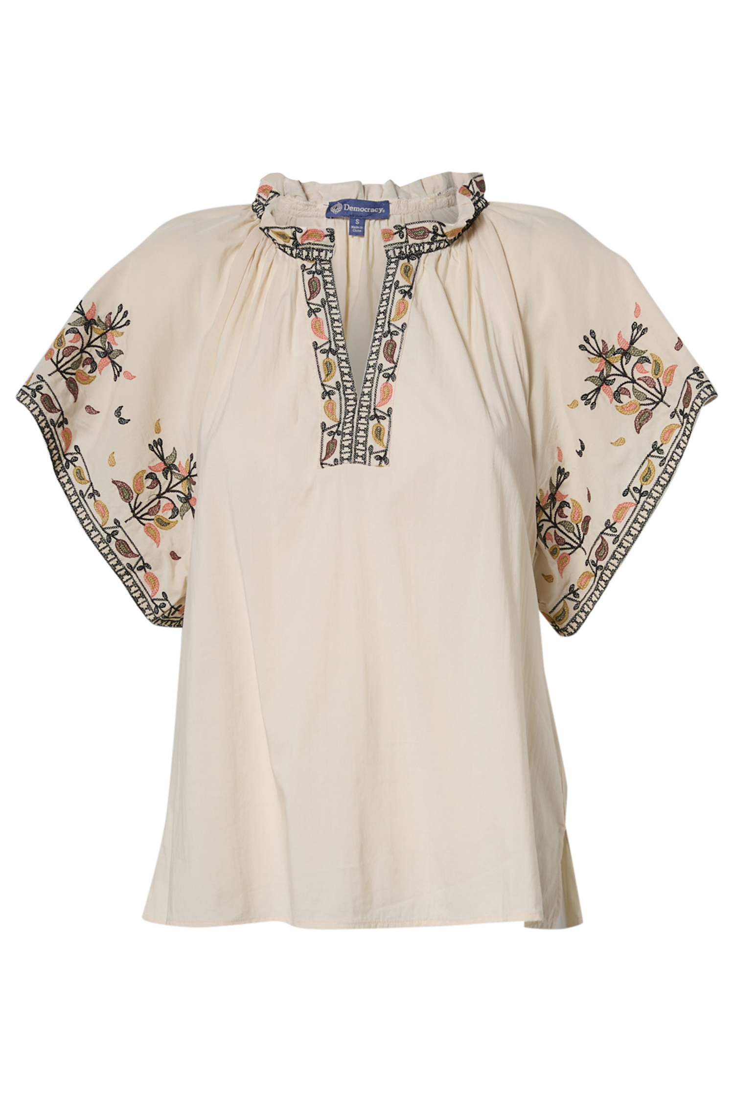 Democracy Split Neck Top