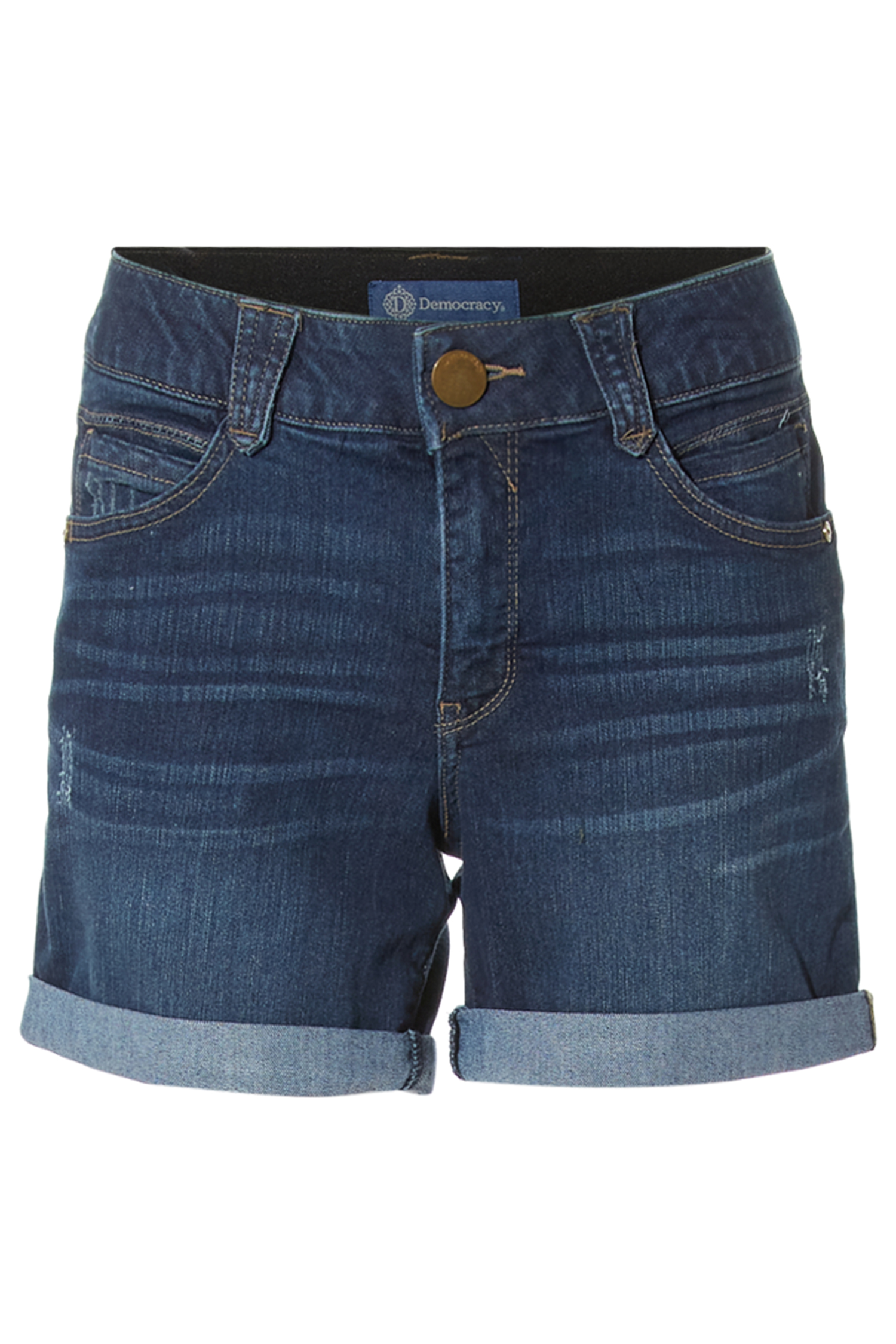 Democracy Cuffed Mid Thigh Short
