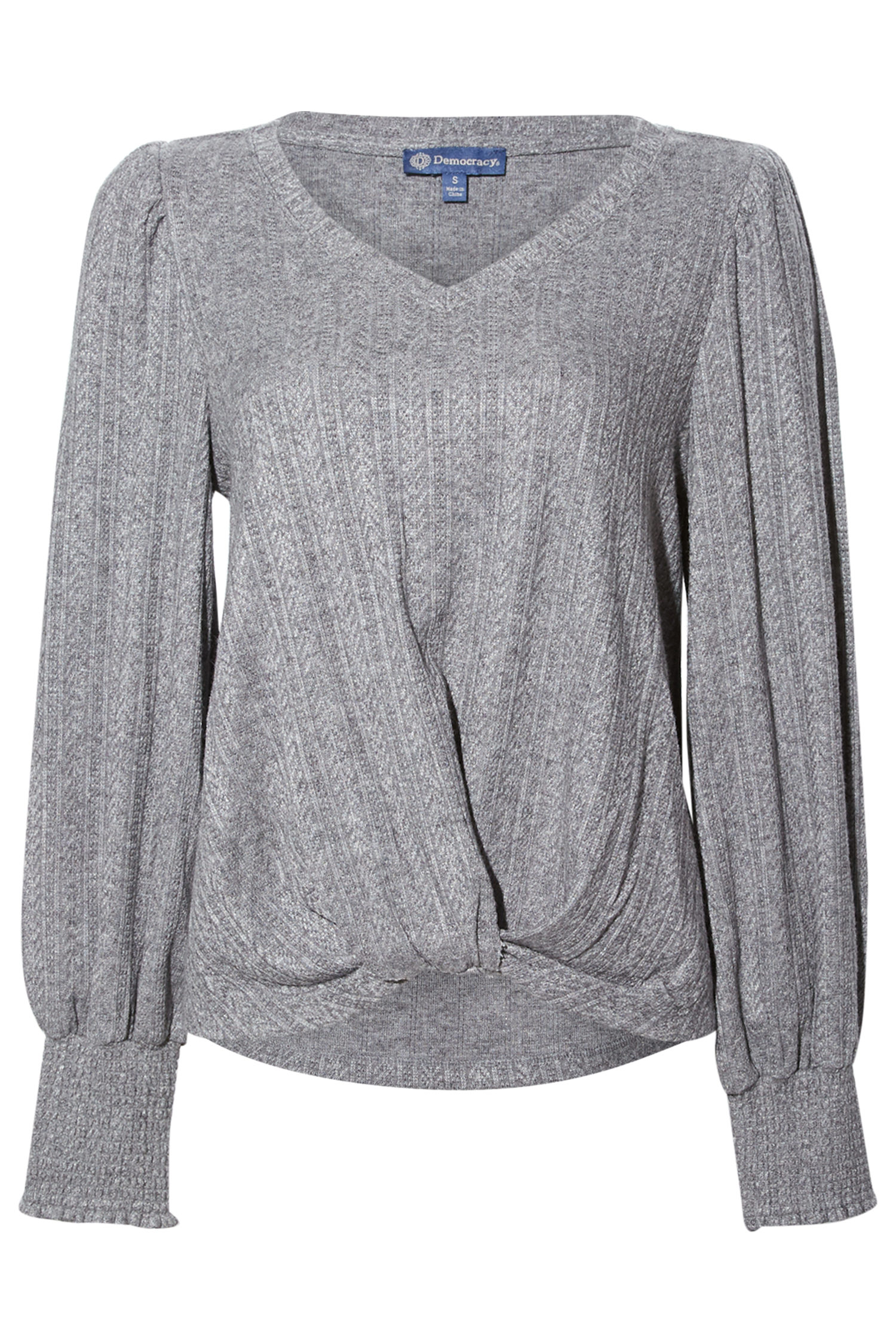 Democracy Twist Hem Top