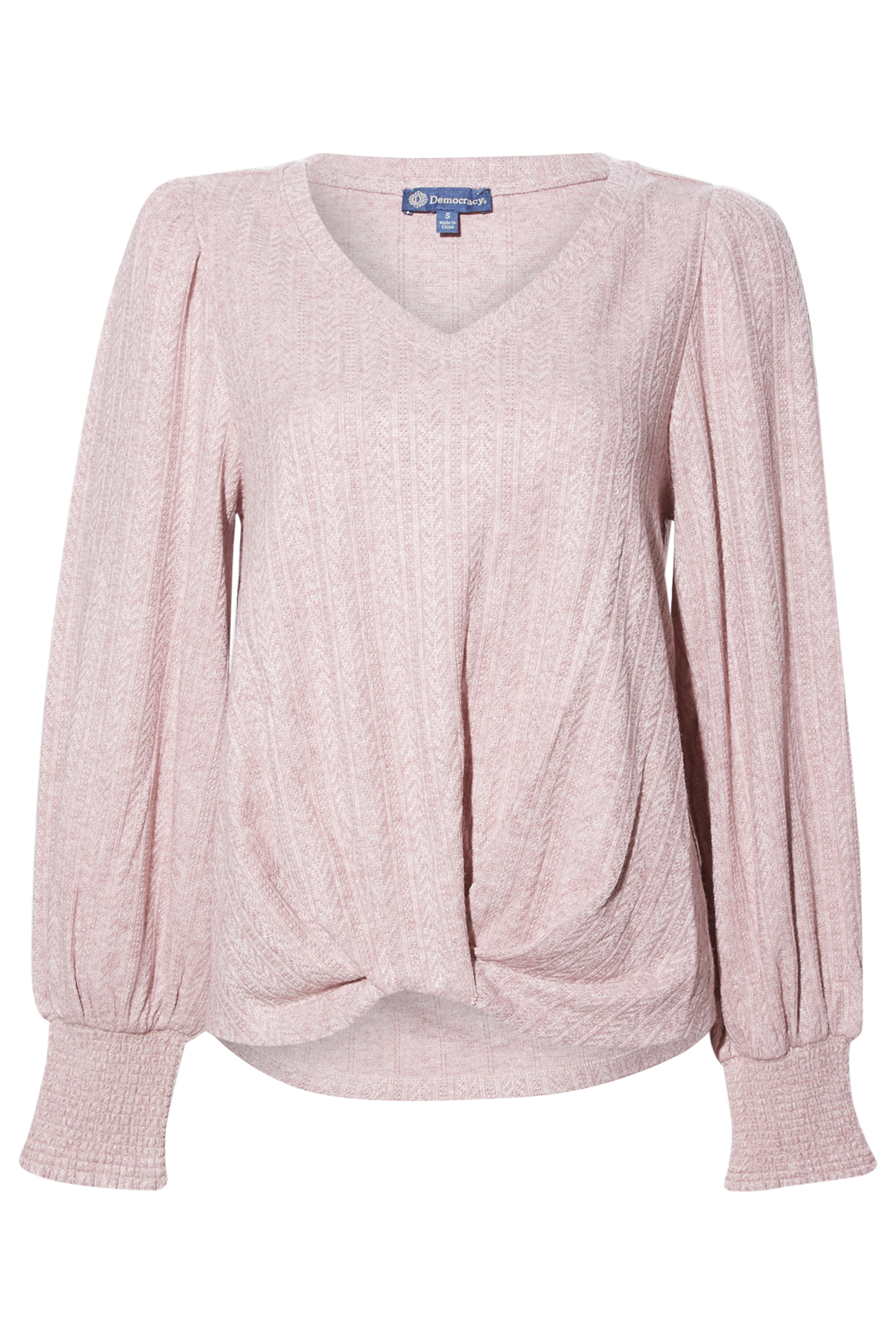Democracy Twist Hem Top