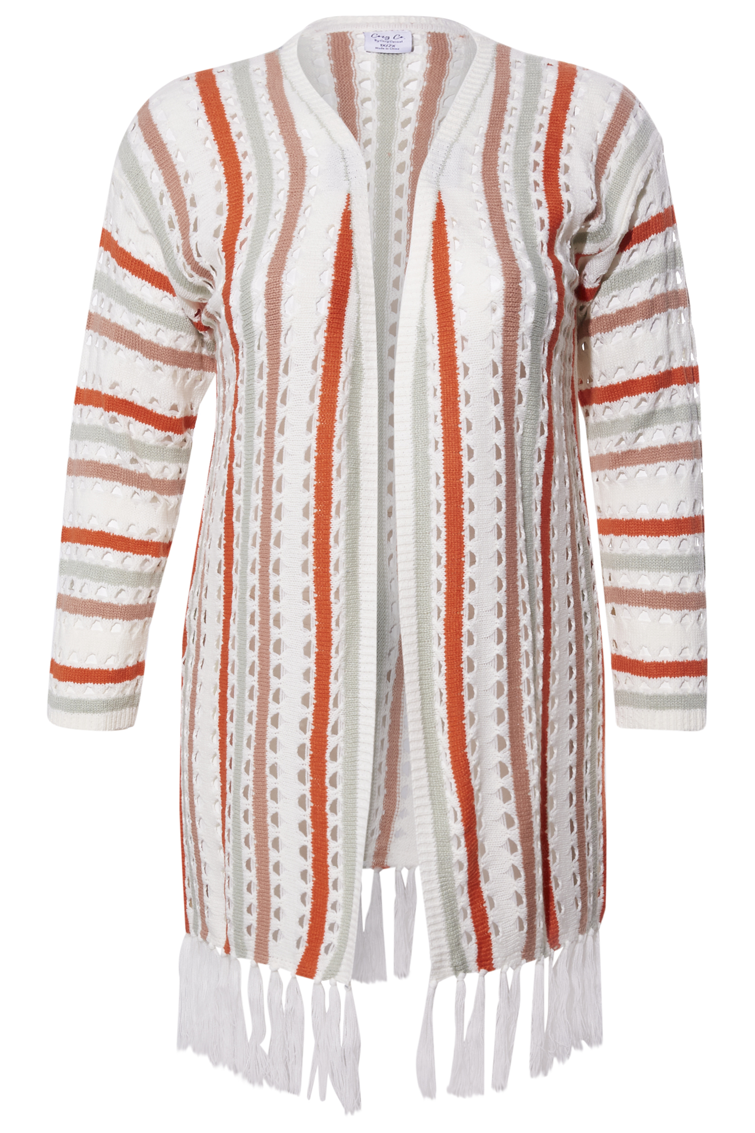 Tasseled Knit Cardigan