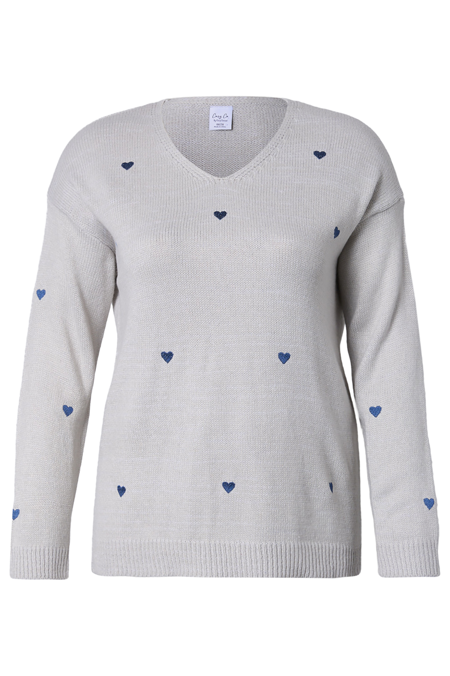 All Over Heart Pullover