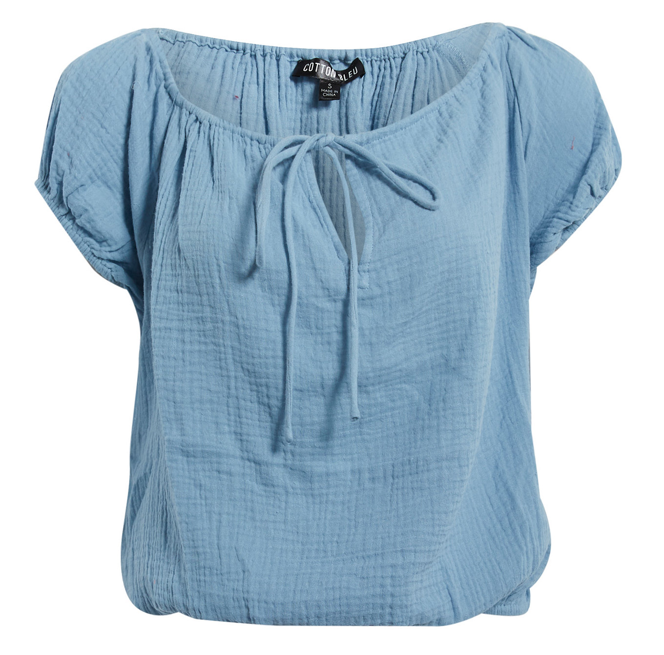 Split Neck Top