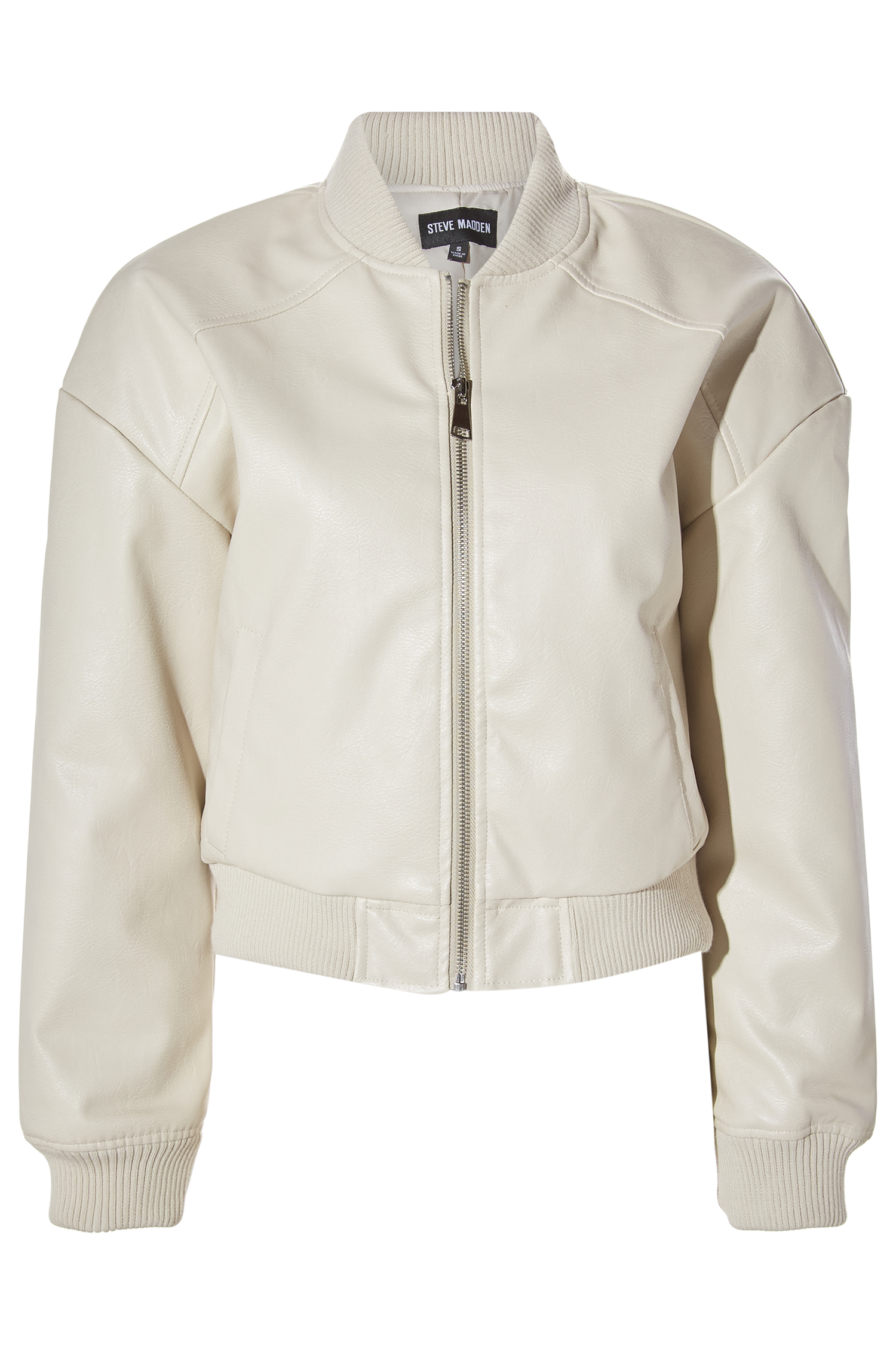 Steve Madden Cropped Bomber Jacket