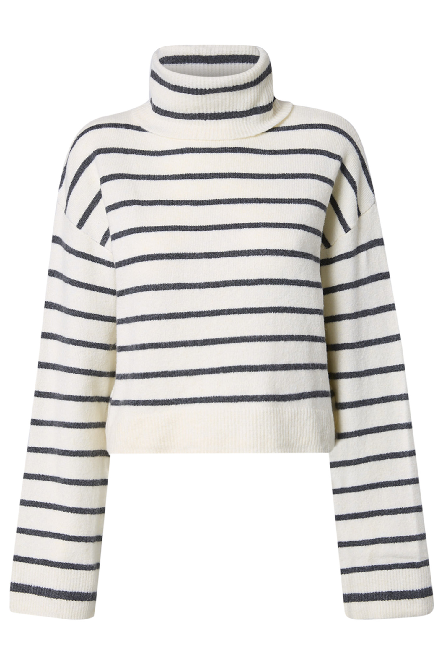 Turtle Neck Striped Sweater