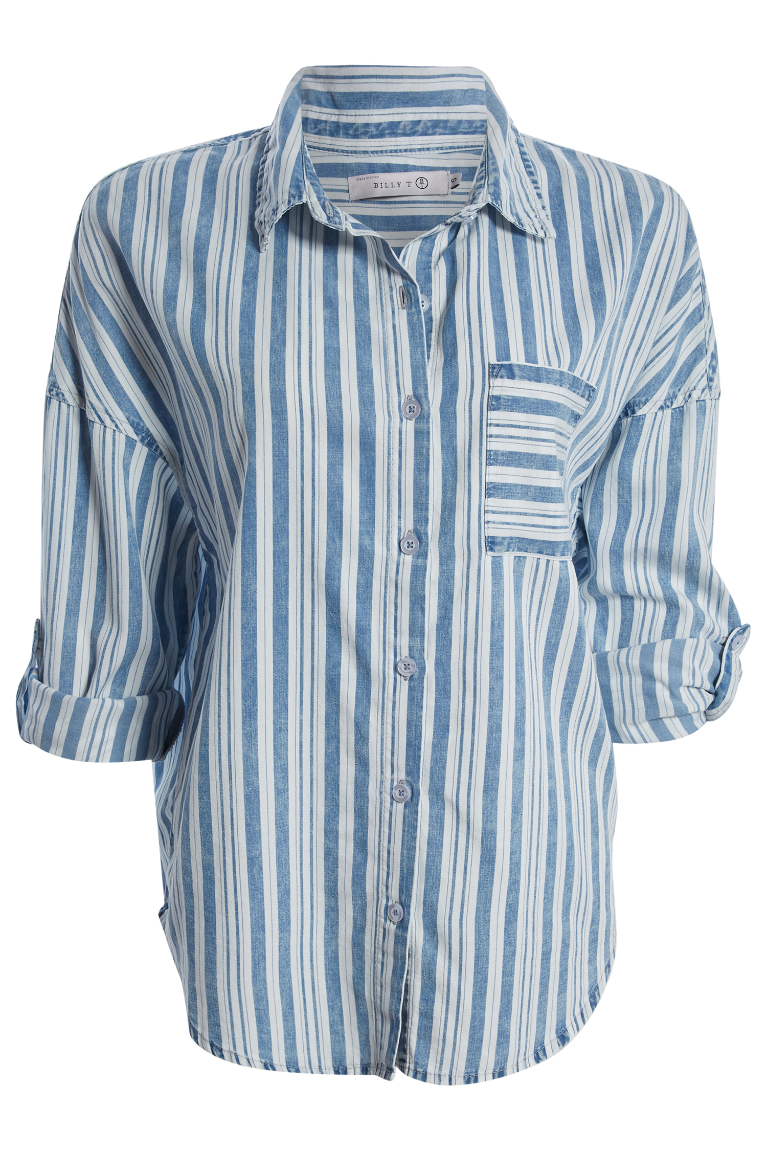 Striped Button Shirt