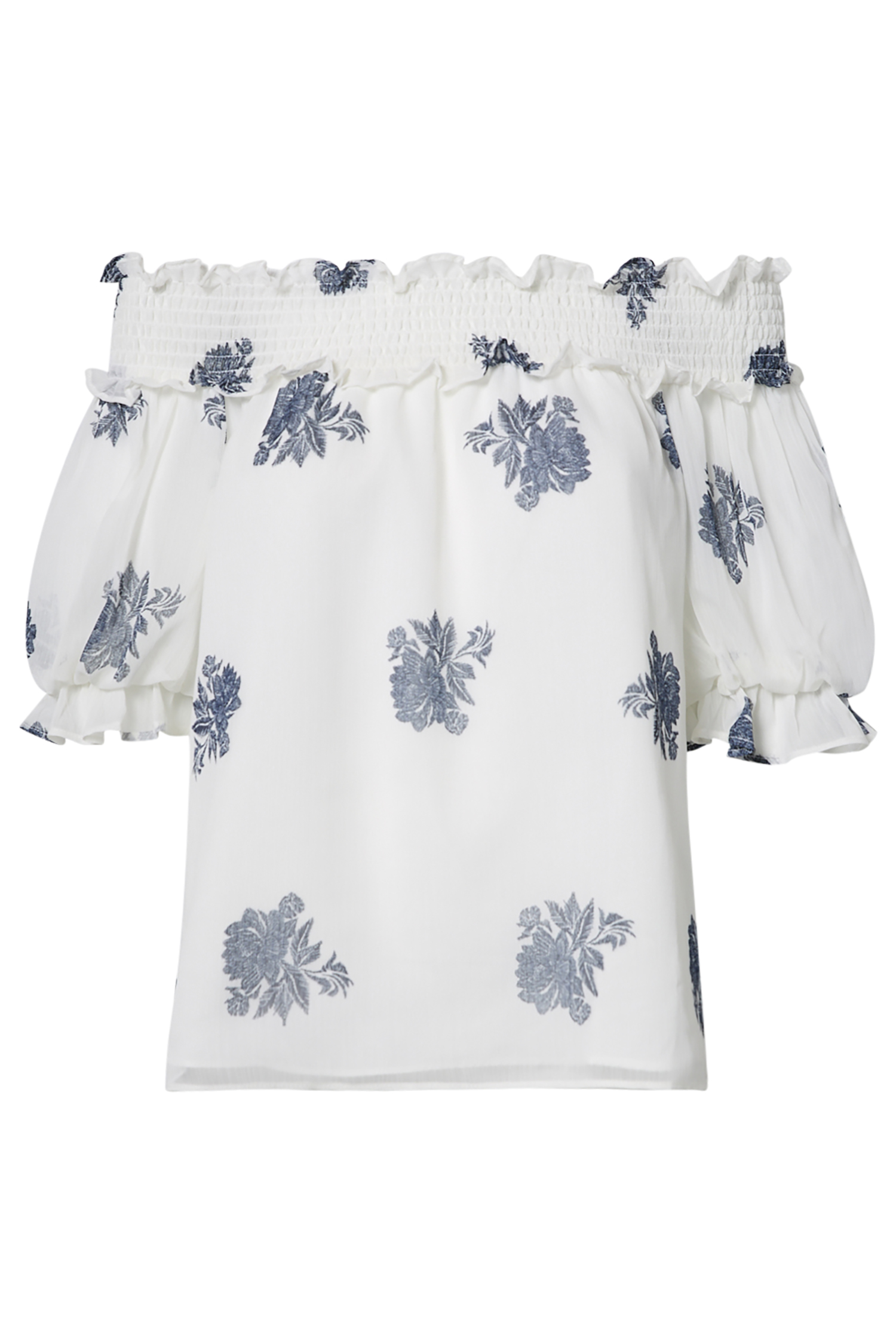 Off Shoulder Puff Sleeve Top