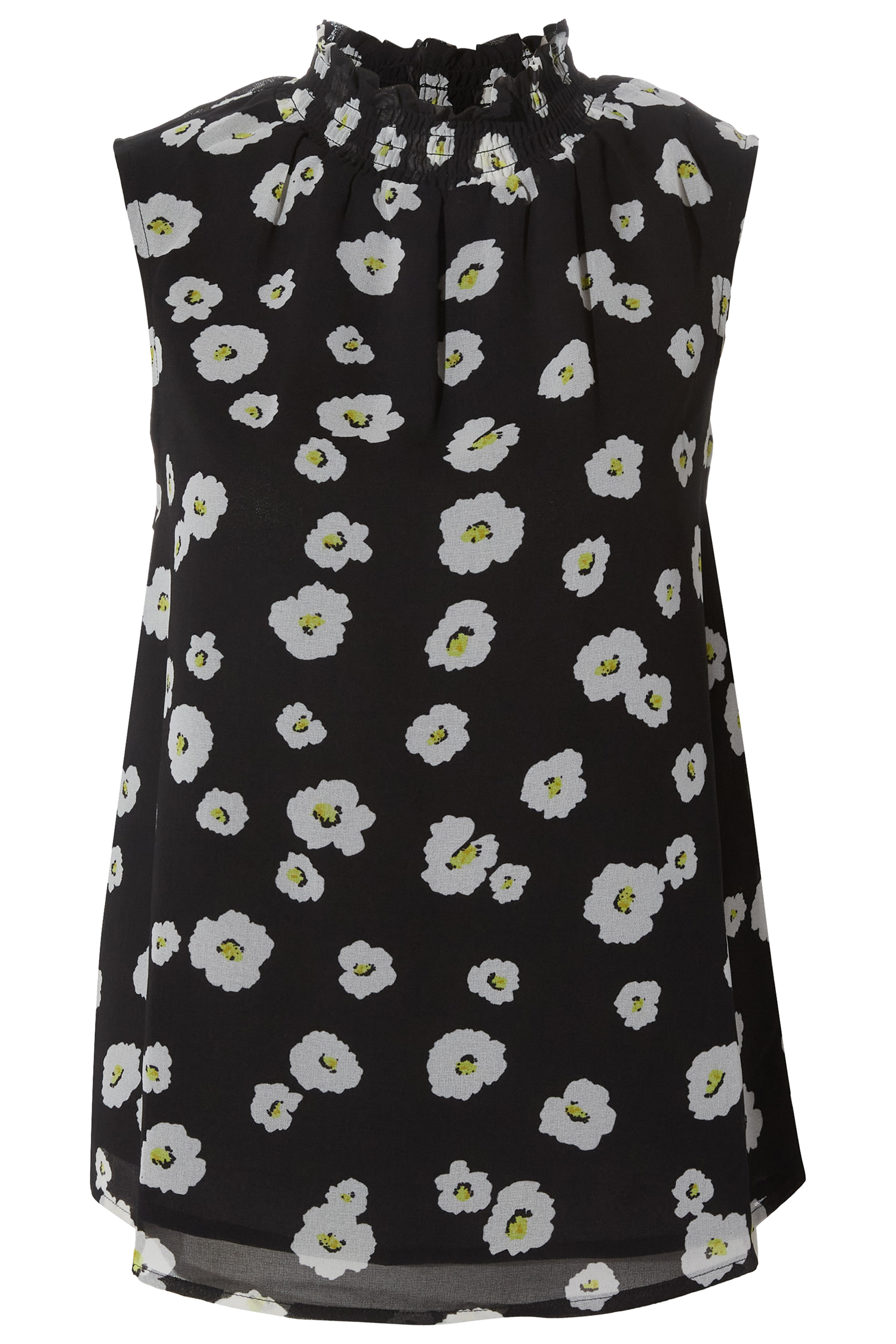 Sanctuary Floral High Neck Tank