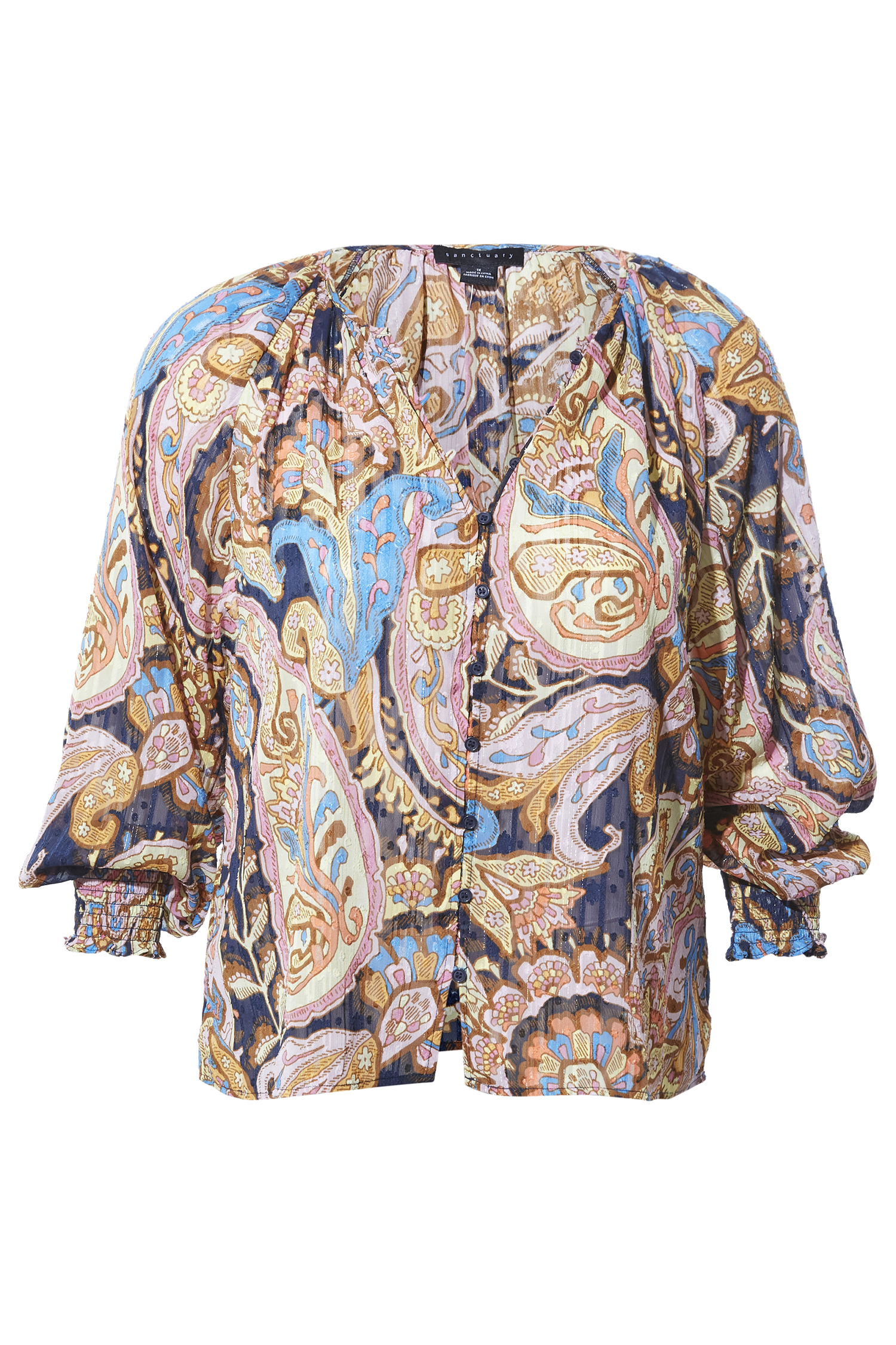 Sanctuary Button Front Blouse