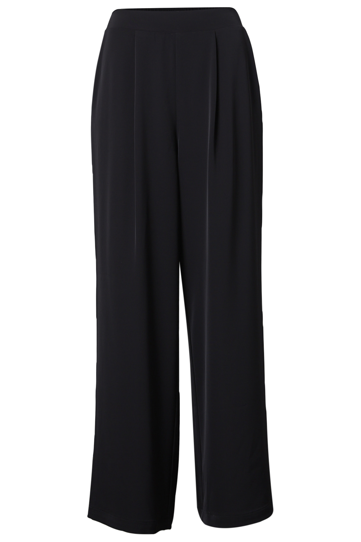 Pleat Flat Front Wide Leg