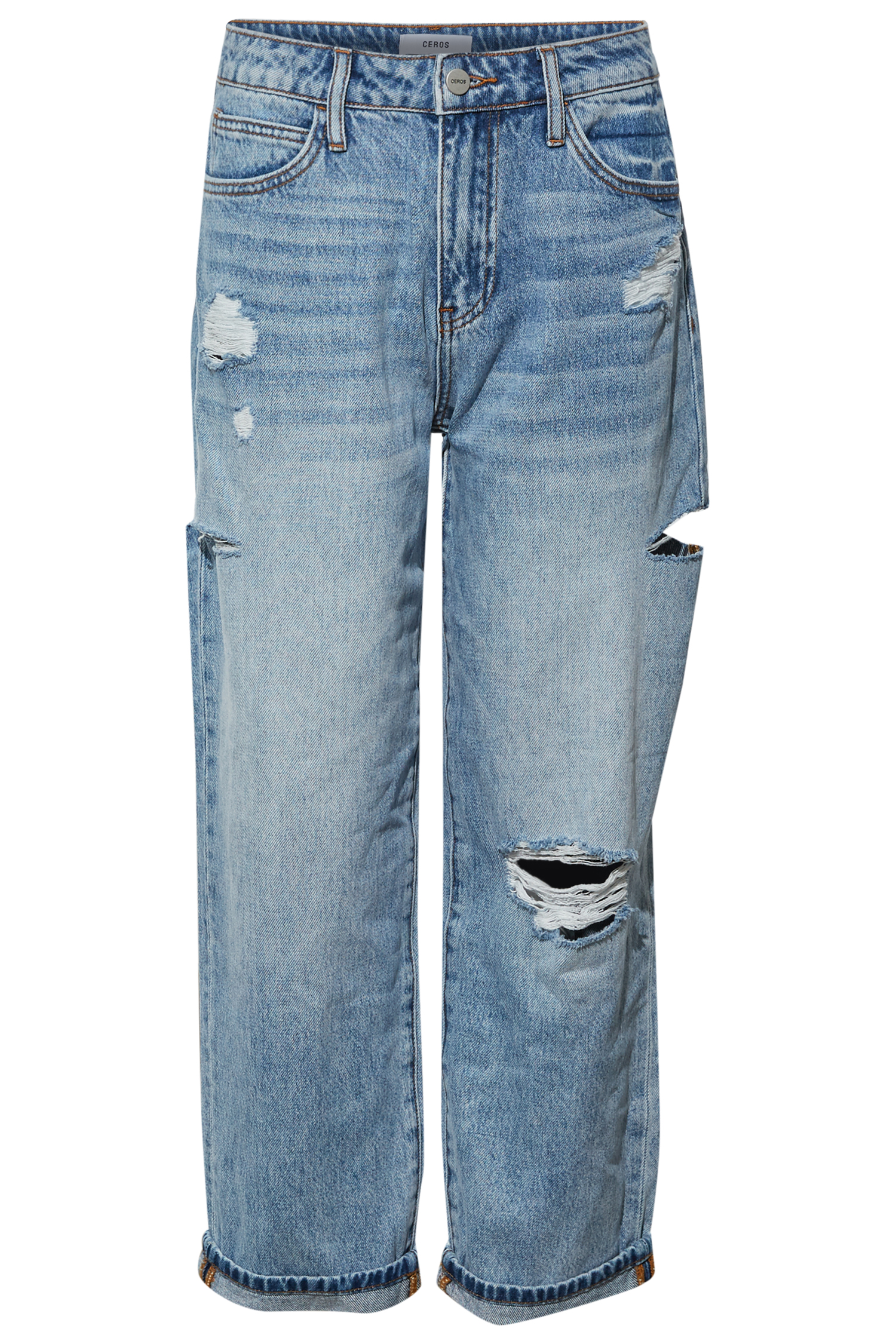 High Rise Cropped Jean