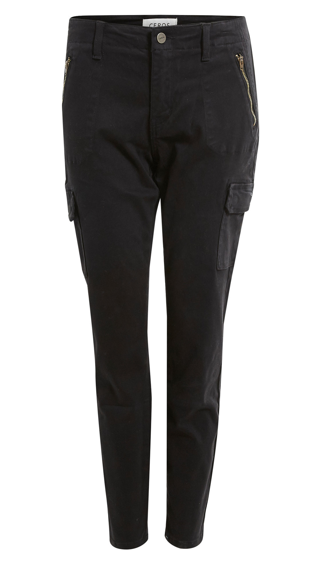 Mid Rise Cargo Skinny Pant