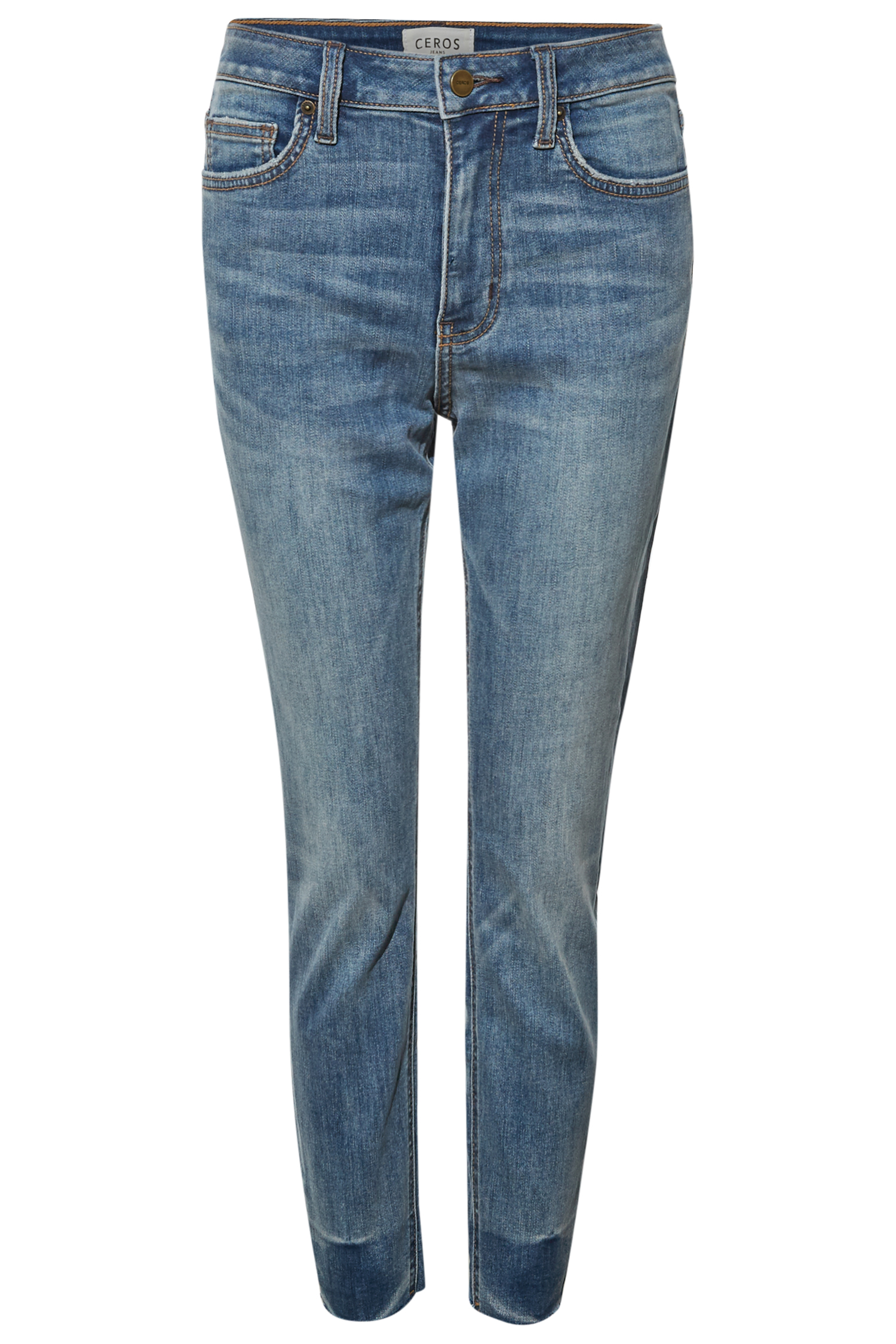 High Rise Crop Denim