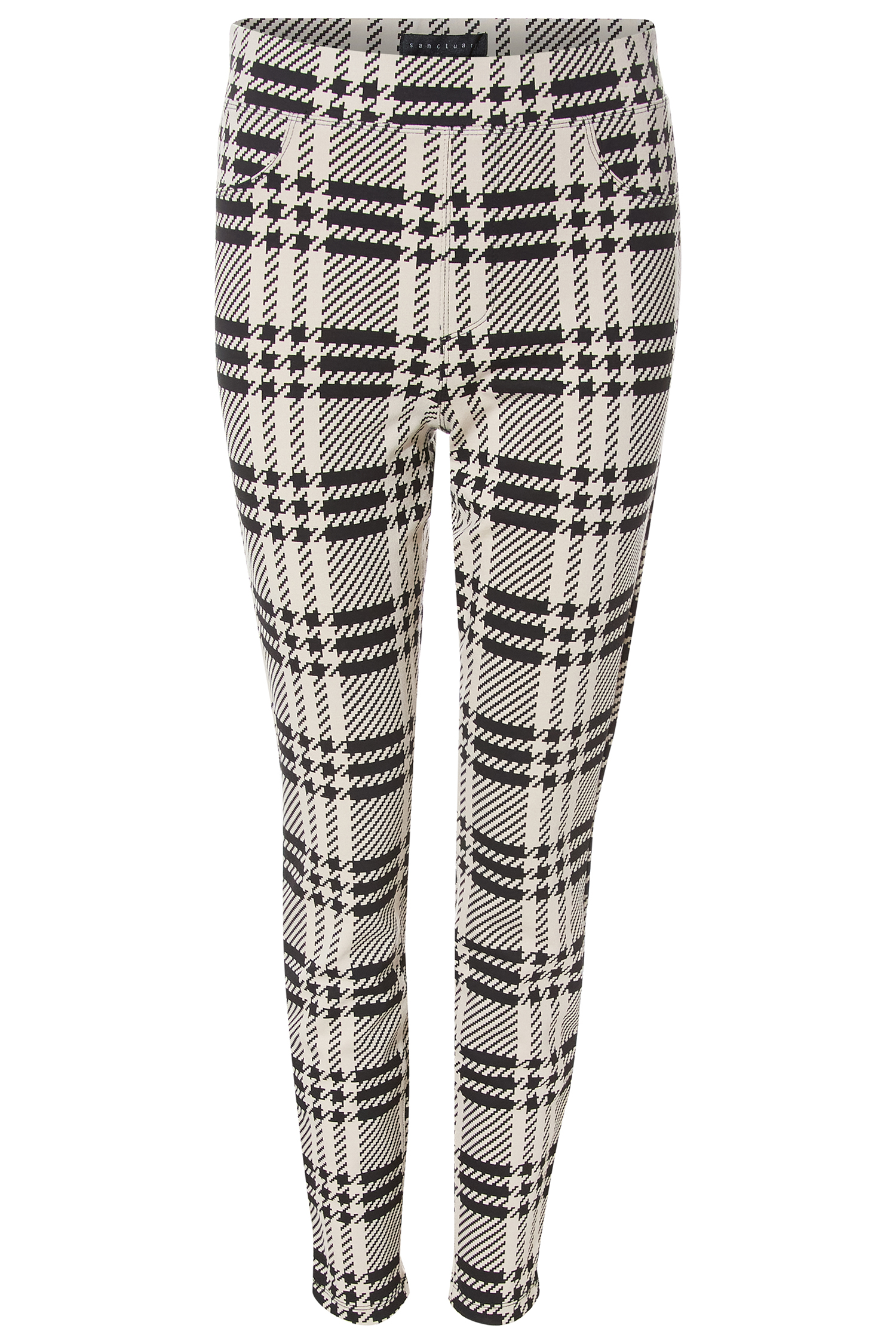 Sanctuary Plaid Pull On Pant