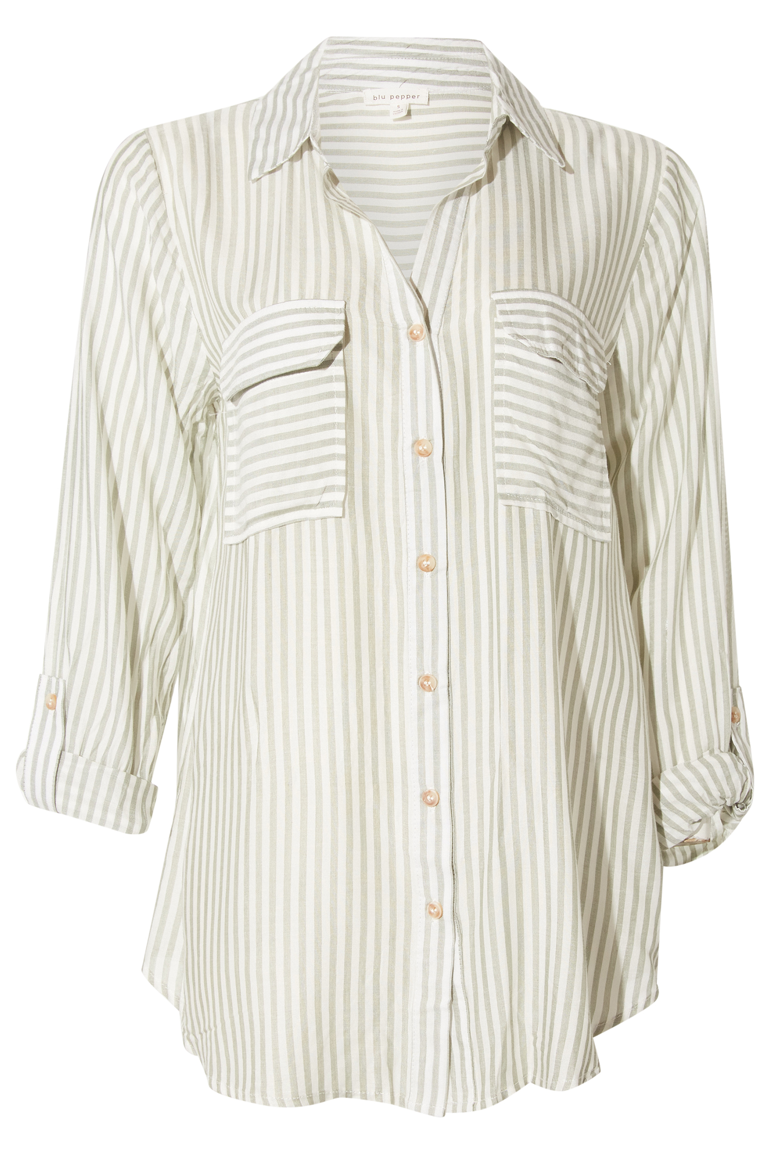 Striped Button Up