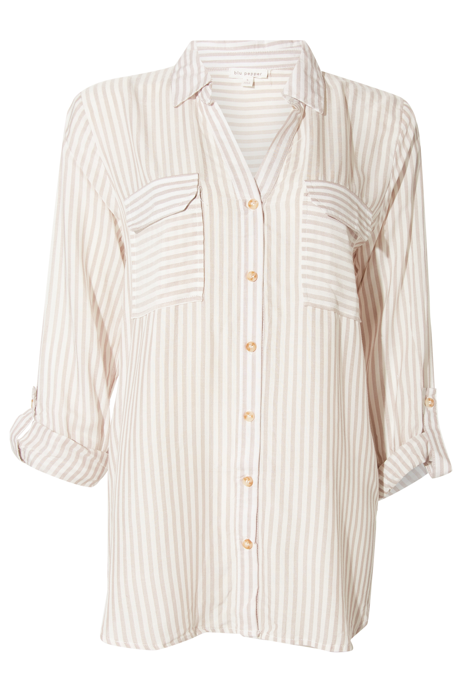 Striped Button Up