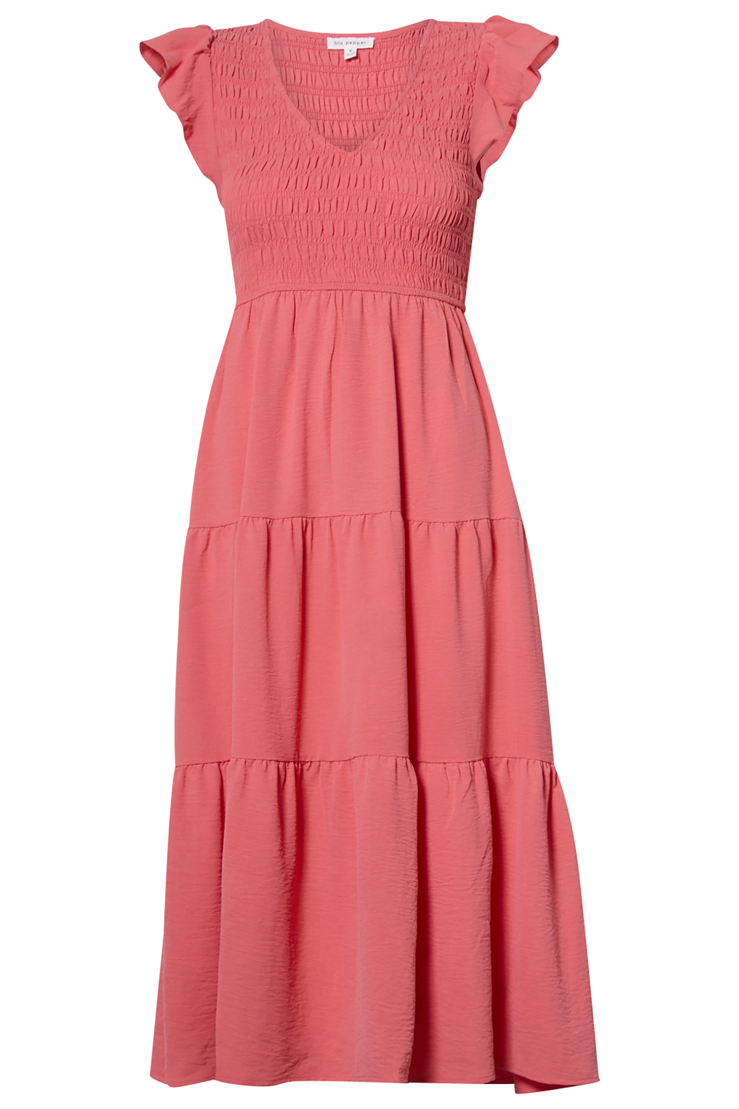 V-Neck Midi Dress