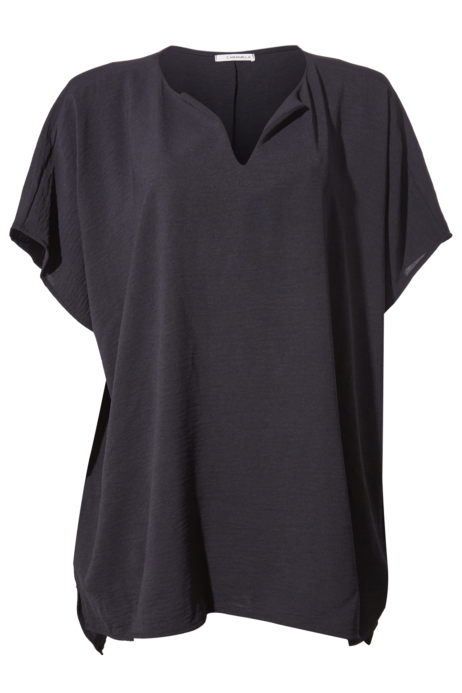 Oversized Split Neck Top
