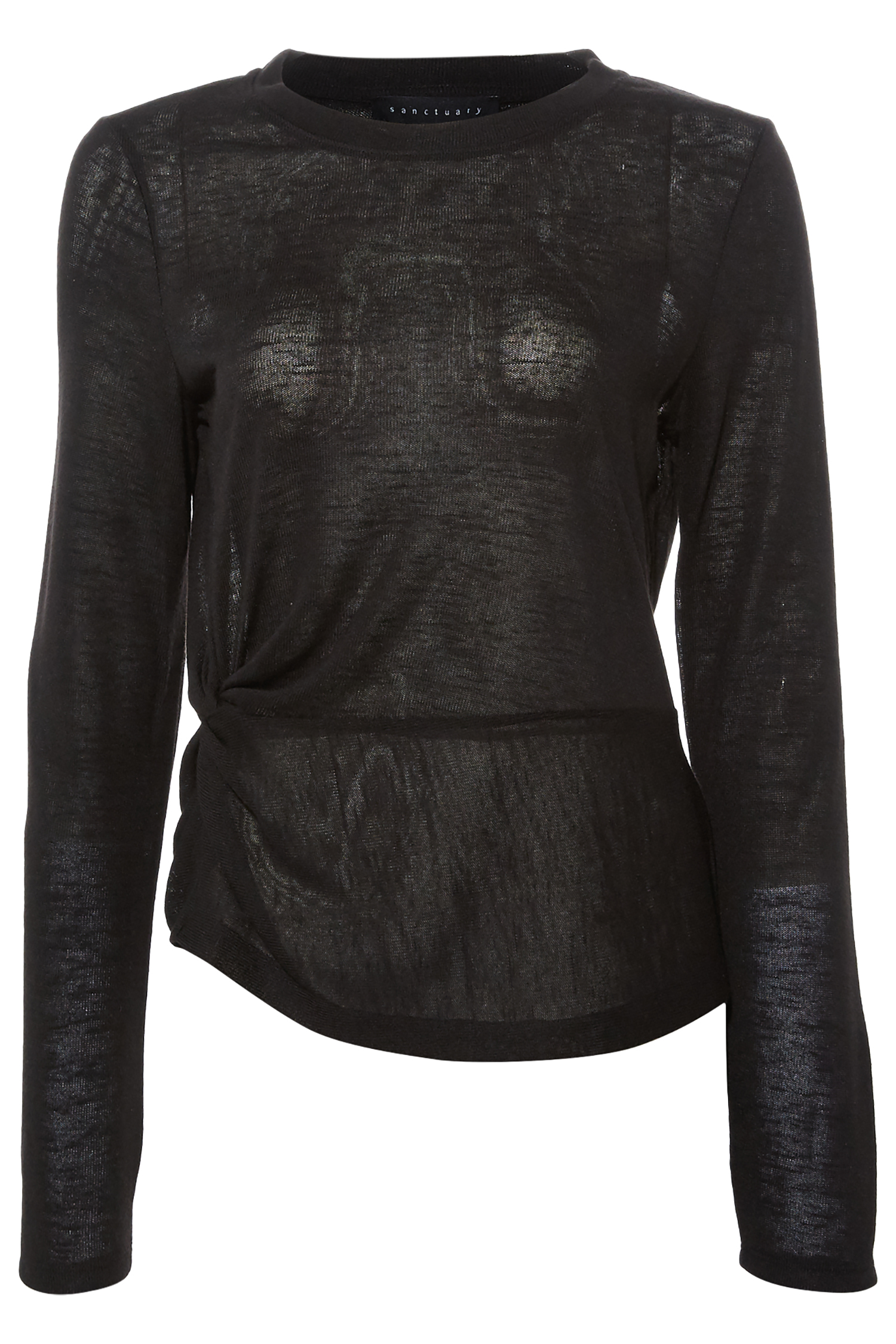 Sanctuary Side Knot Long Sleeve Top