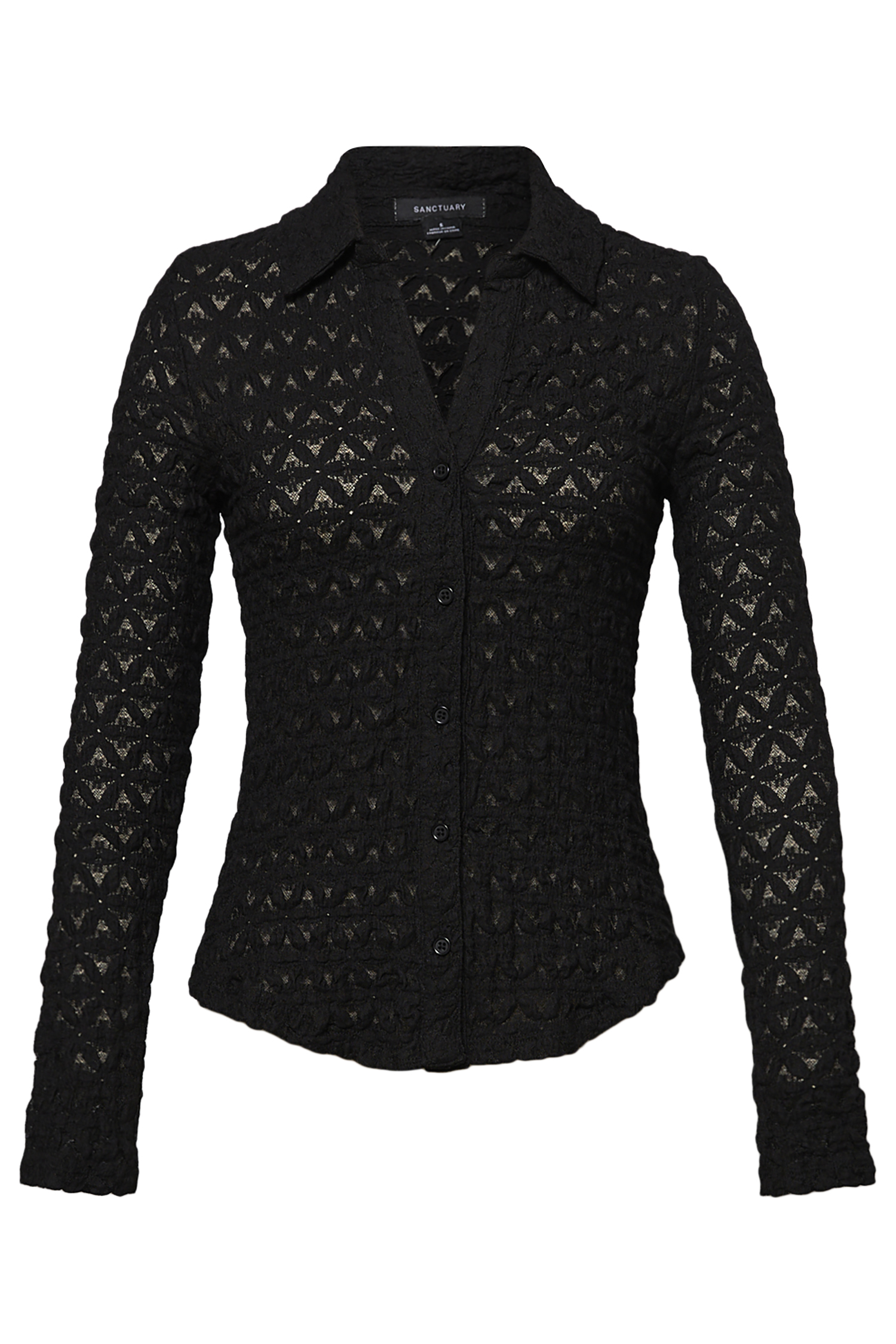 Sanctuary Textured Collared Shirt