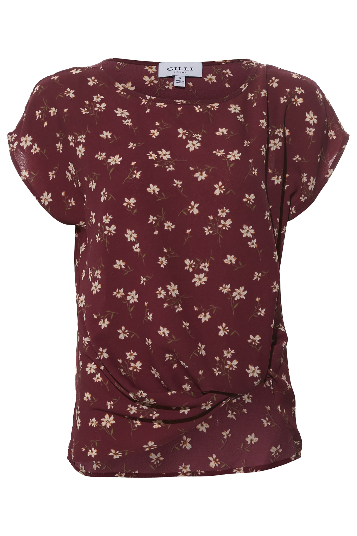 Floral Side Knot Top