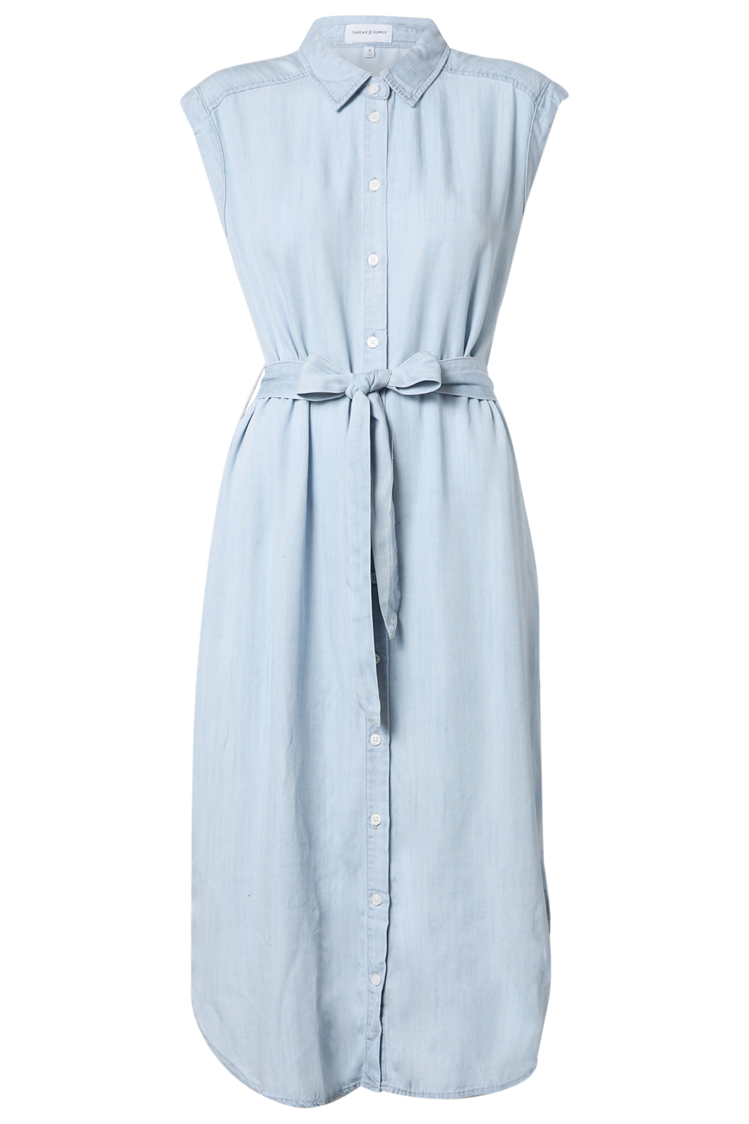 Button Down Denim Dress