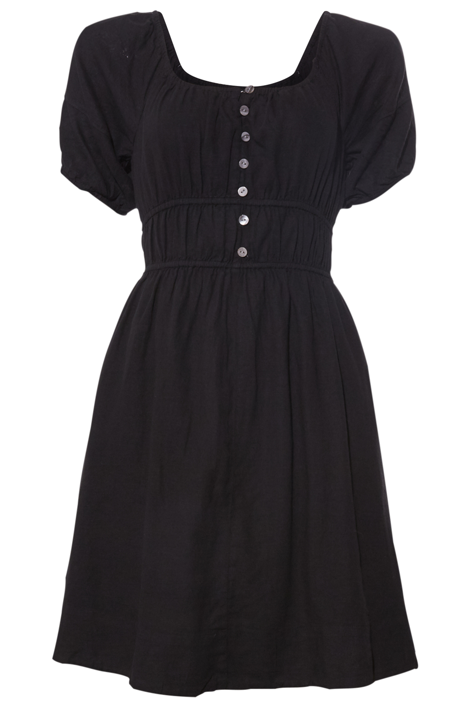 Short Puff Sleeve Mini Dress
