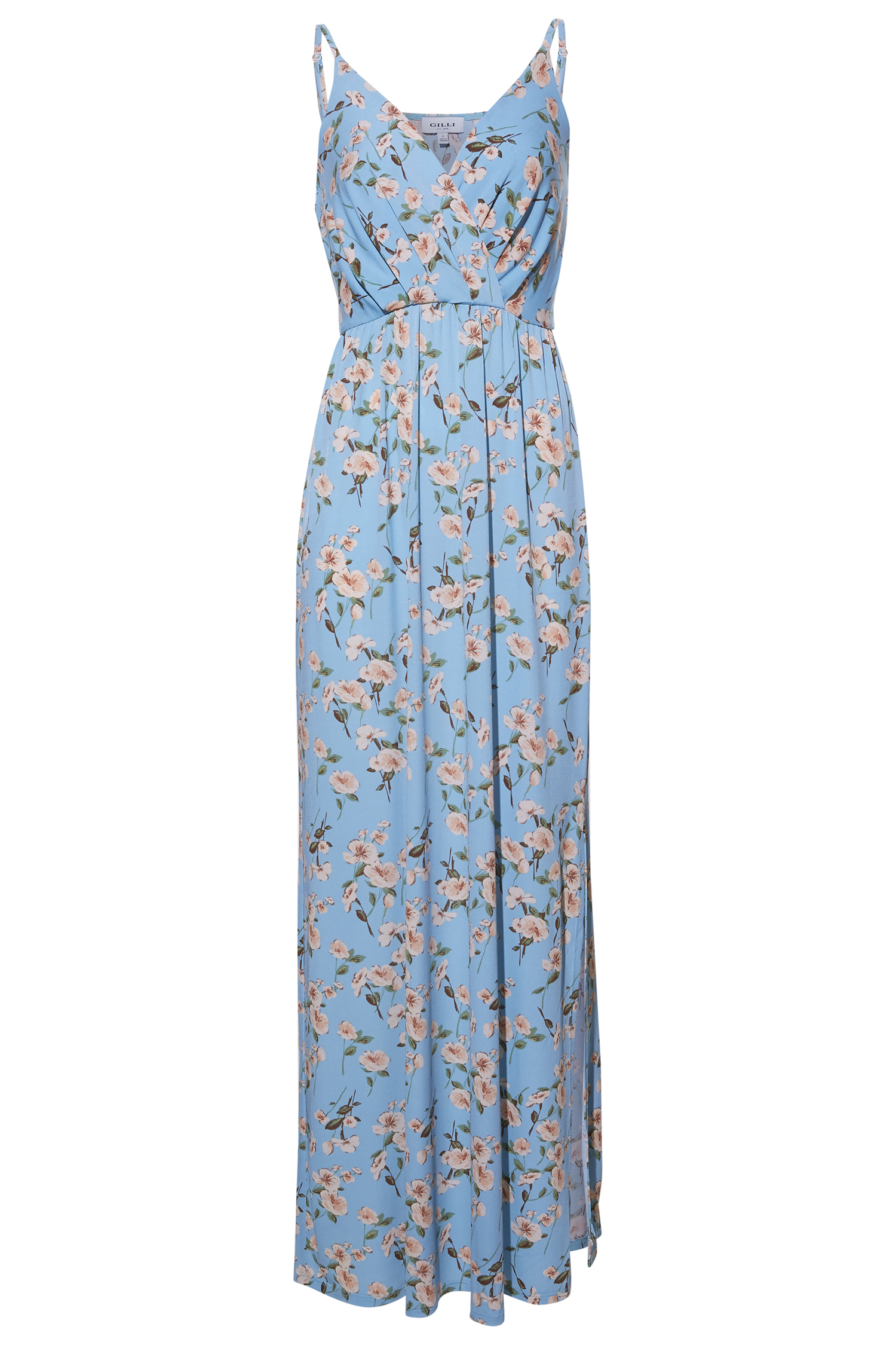 Floral Maxi Dress with Side Slit