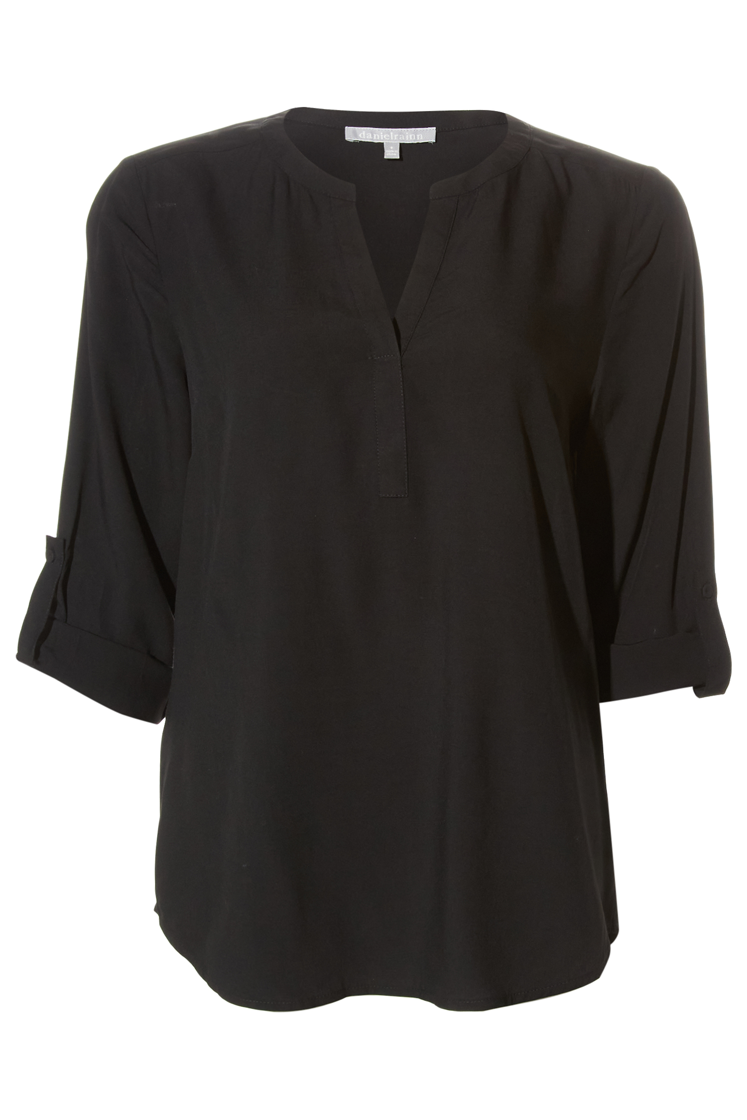Daniel Rainn Split Neck Blouse