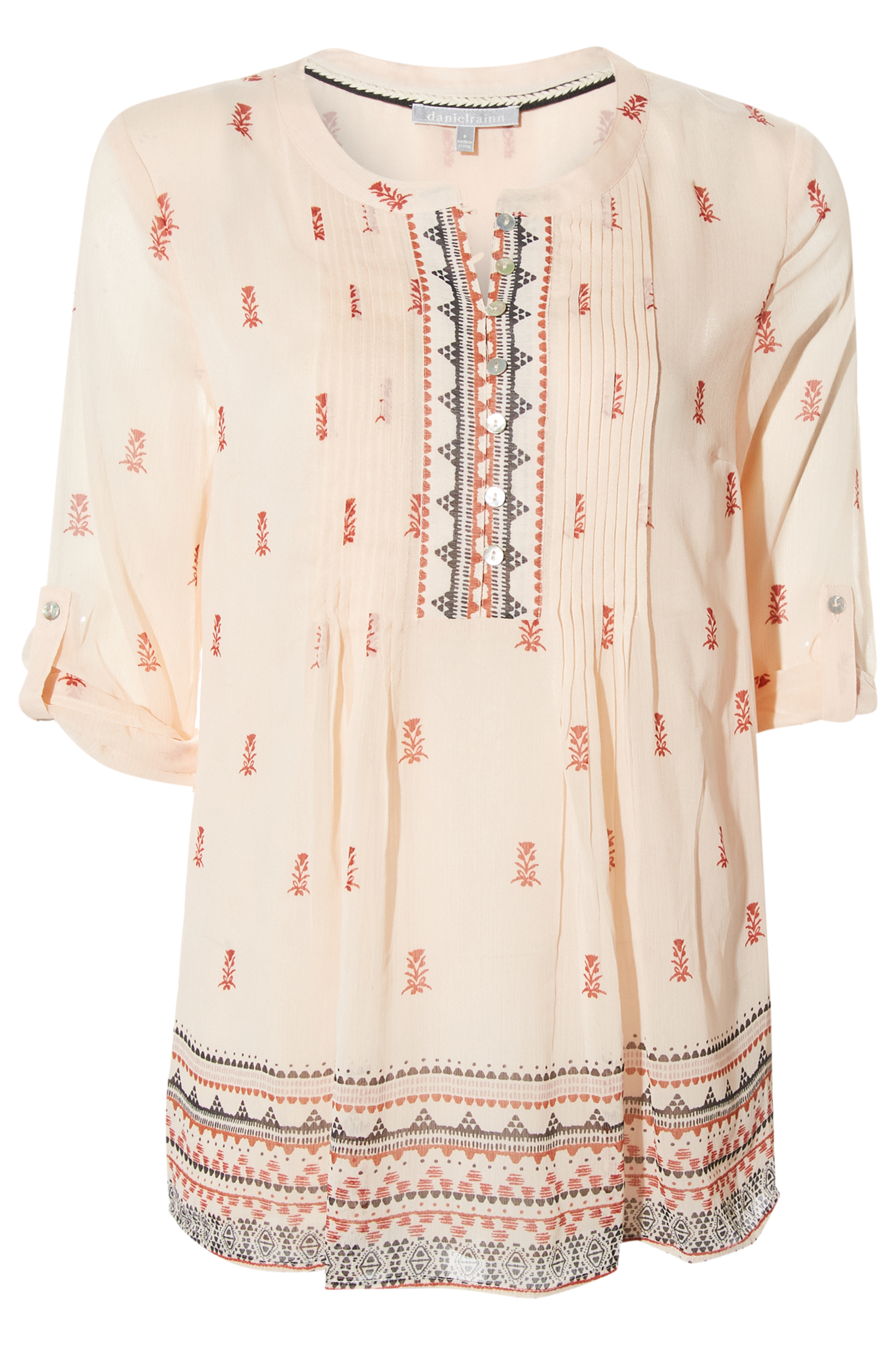 Daniel Rainn Quarter Sleeve Blouse