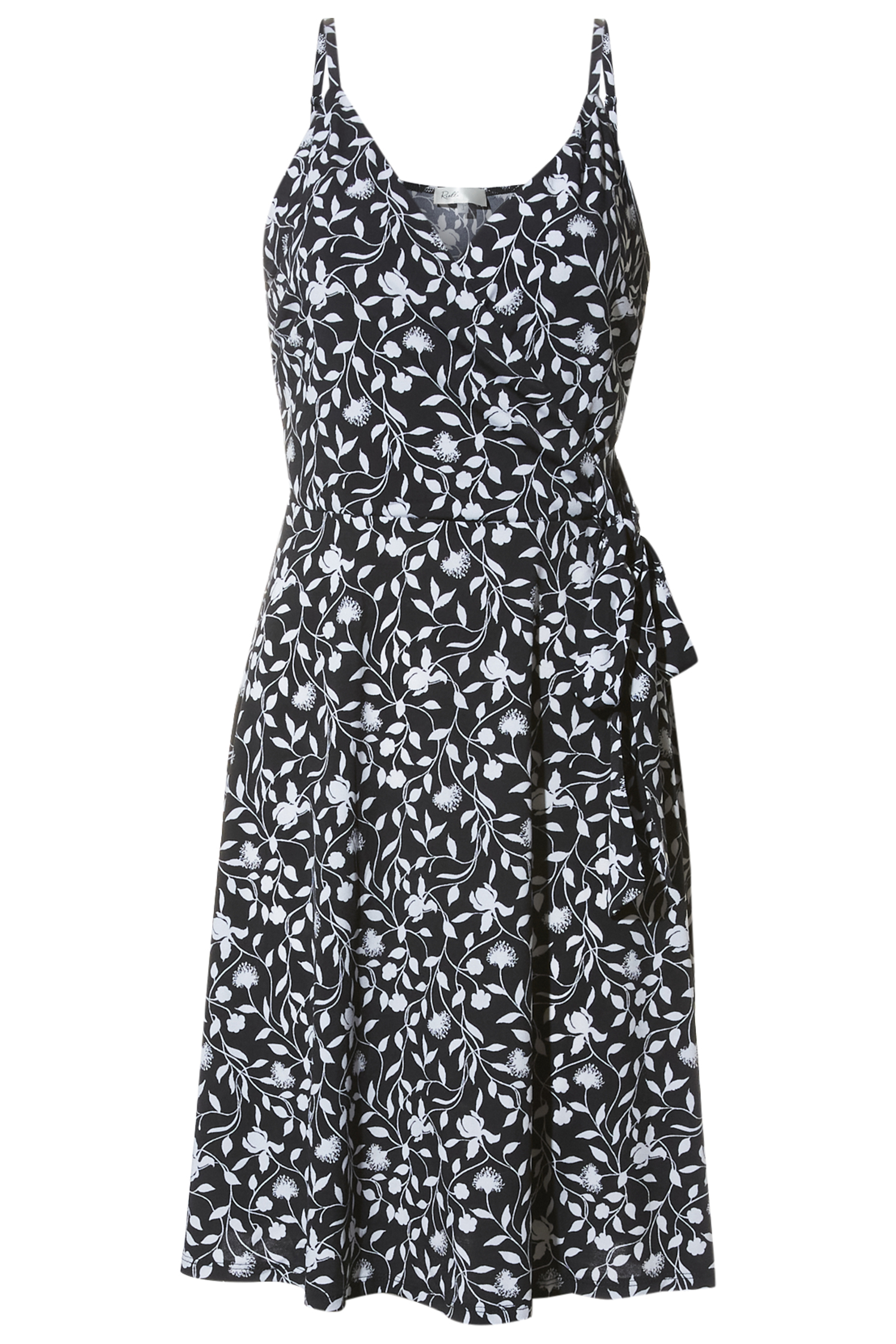 Side Tie Crossover Mini Dress