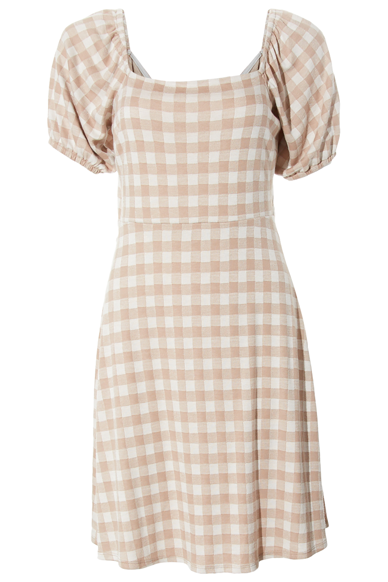 Puff Sleeve Mini Dress