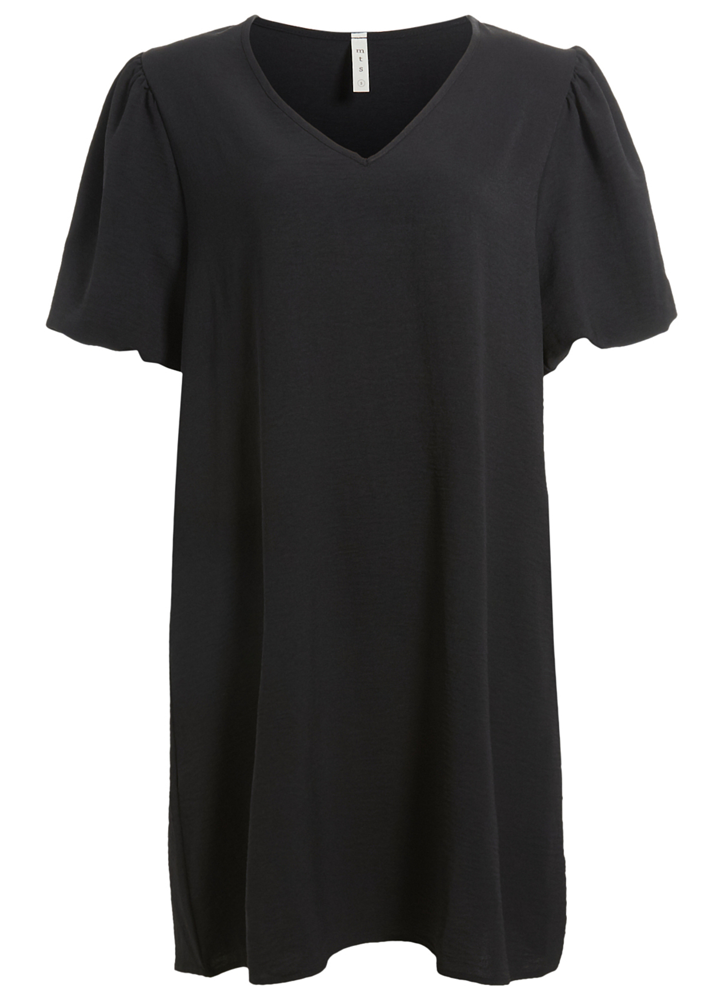 V-Neck Puff Sleeve Dress