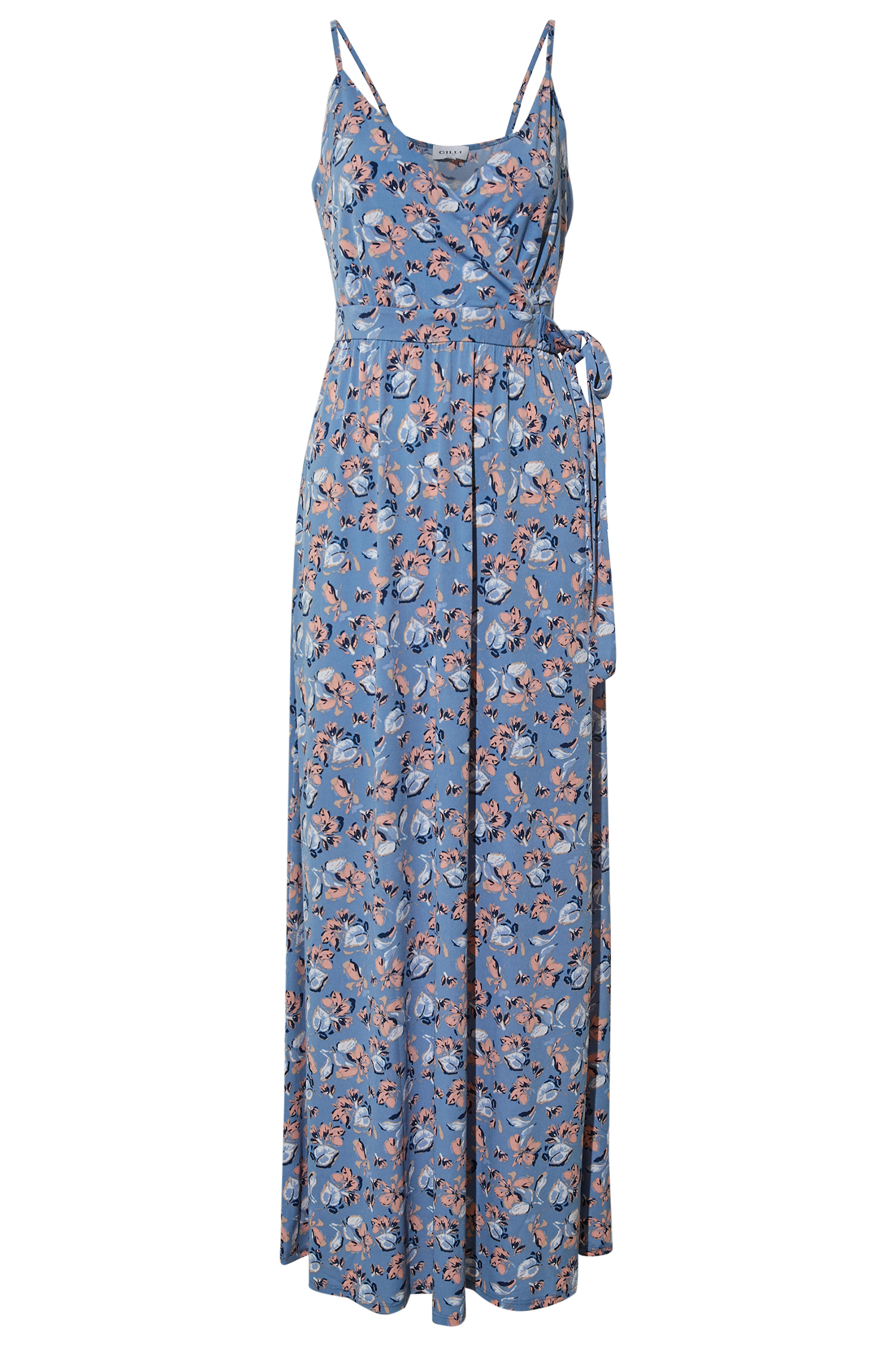 Surplice Maxi Dress with Side Tie